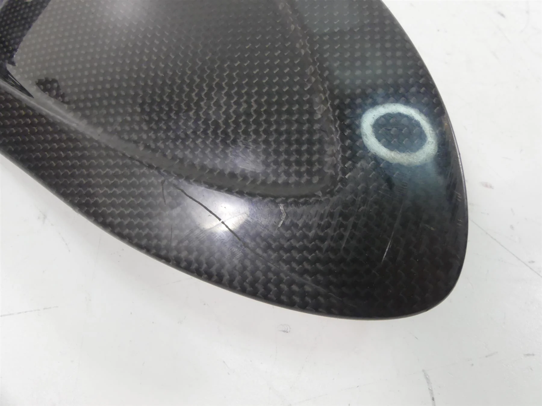 2011 Ducati Hypermotard 1100 SP Rear Carbon Fiber Fender Mud Guard 56510522A - Image 5