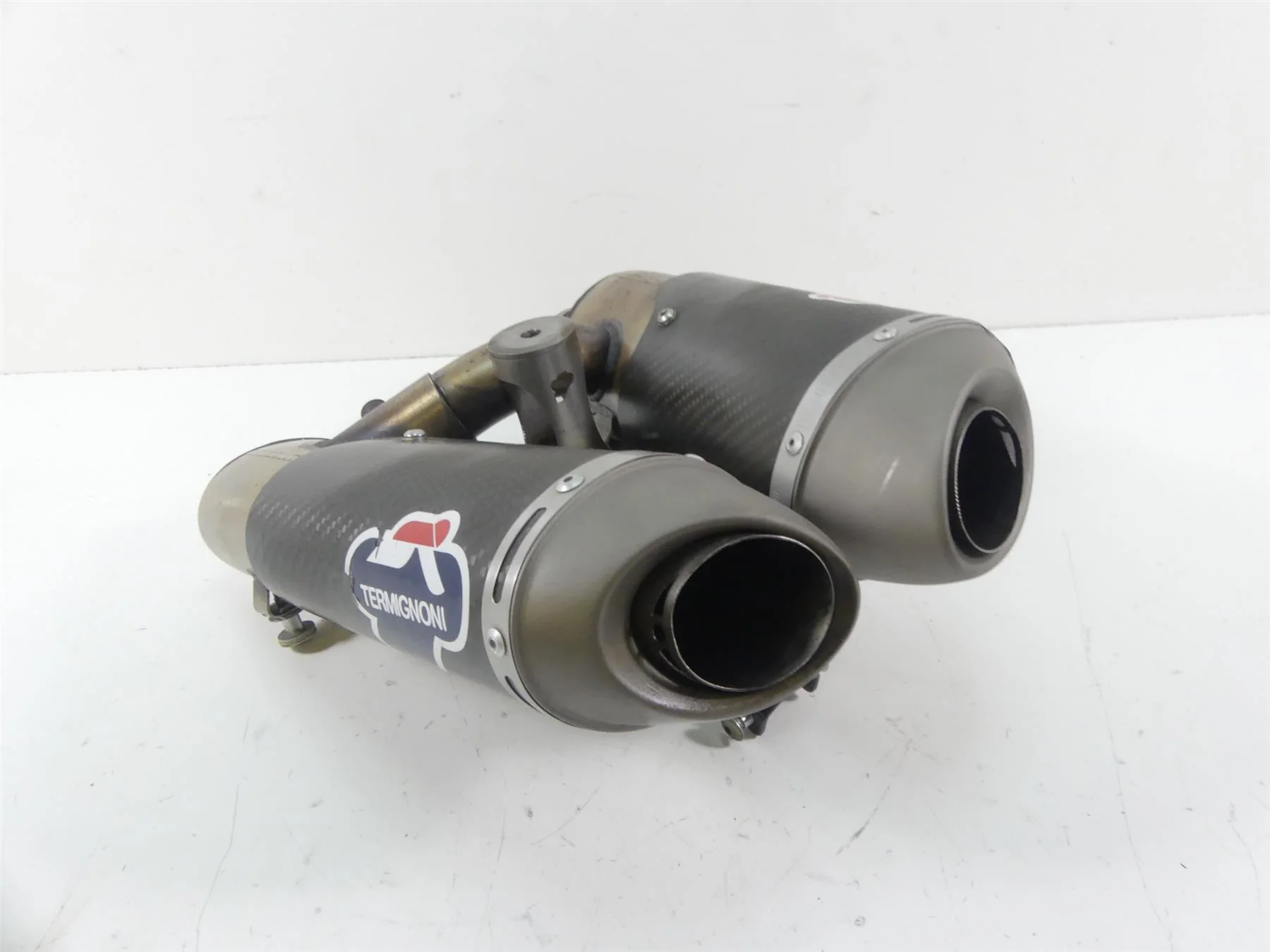 2011 Ducati Hypermotard 1100 SP Termignoni Exhaust Pipe Muffler 96451108B - Image 3
