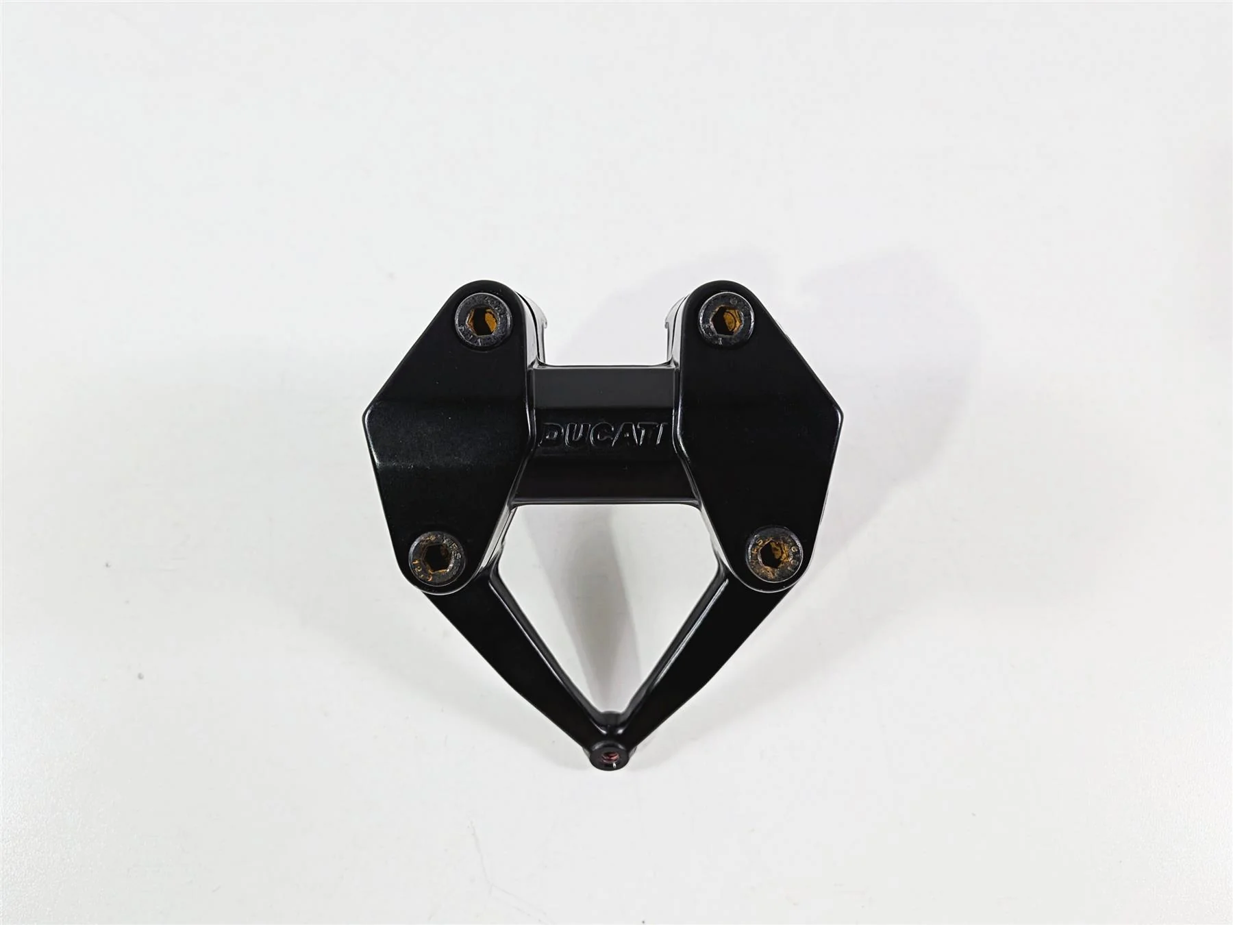 2011 Ducati Streetfighter 1098 S Handlebar Riser Holder Set 36011021A - Image 2