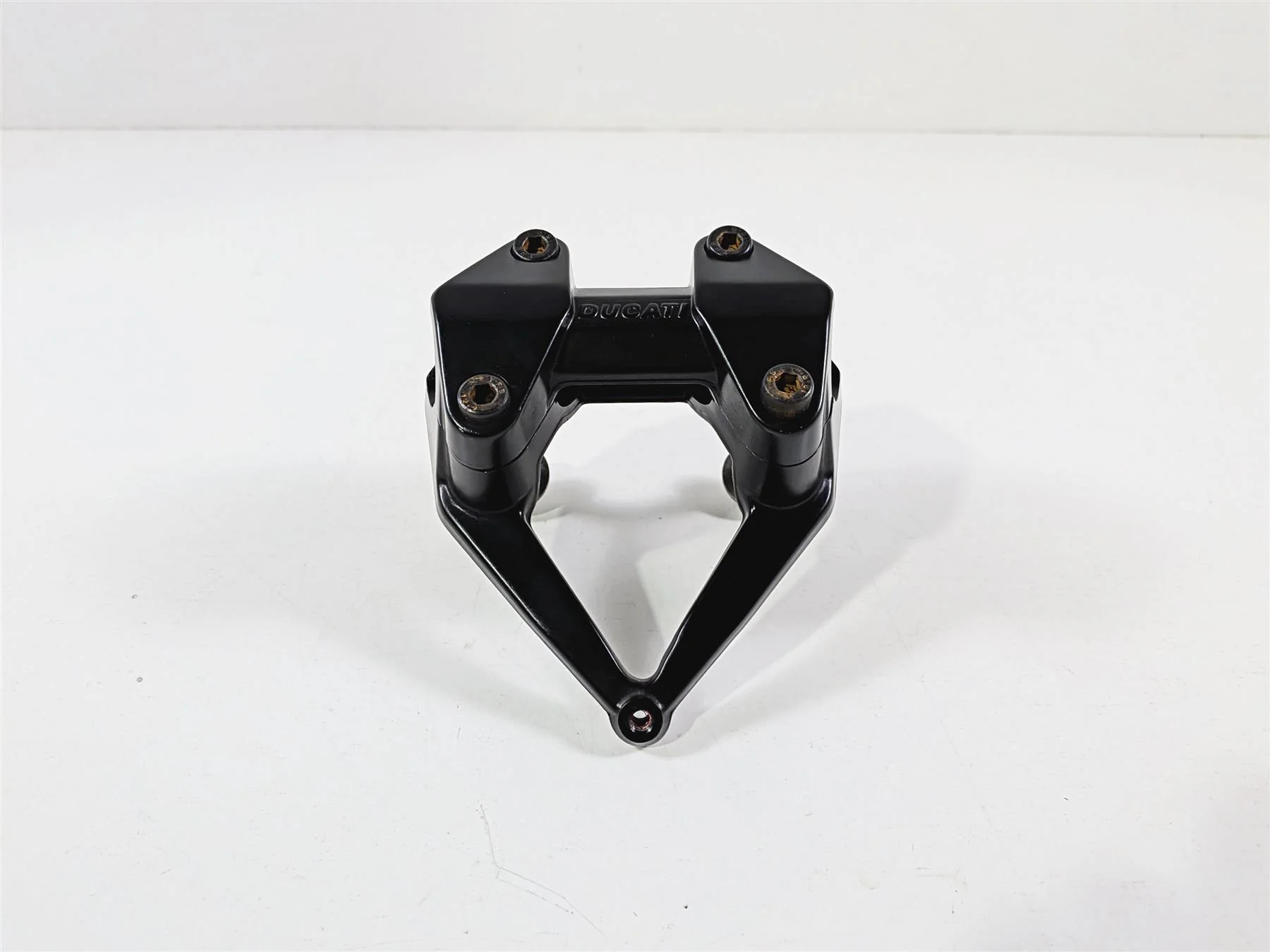 2011 Ducati Streetfighter 1098 S Handlebar Riser Holder Set 36011021A - Image 3