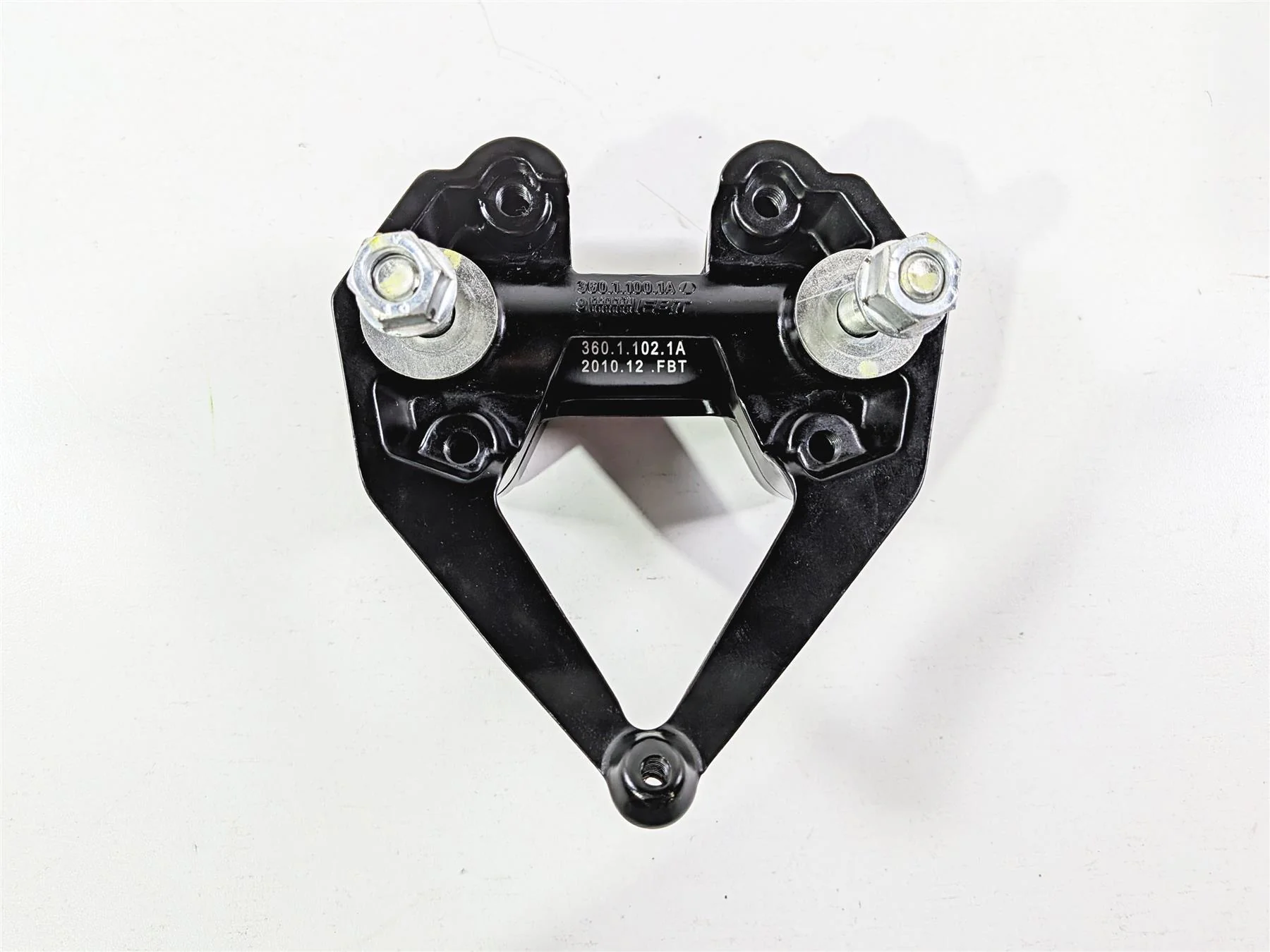 2011 Ducati Streetfighter 1098 S Handlebar Riser Holder Set 36011021A - Image 6