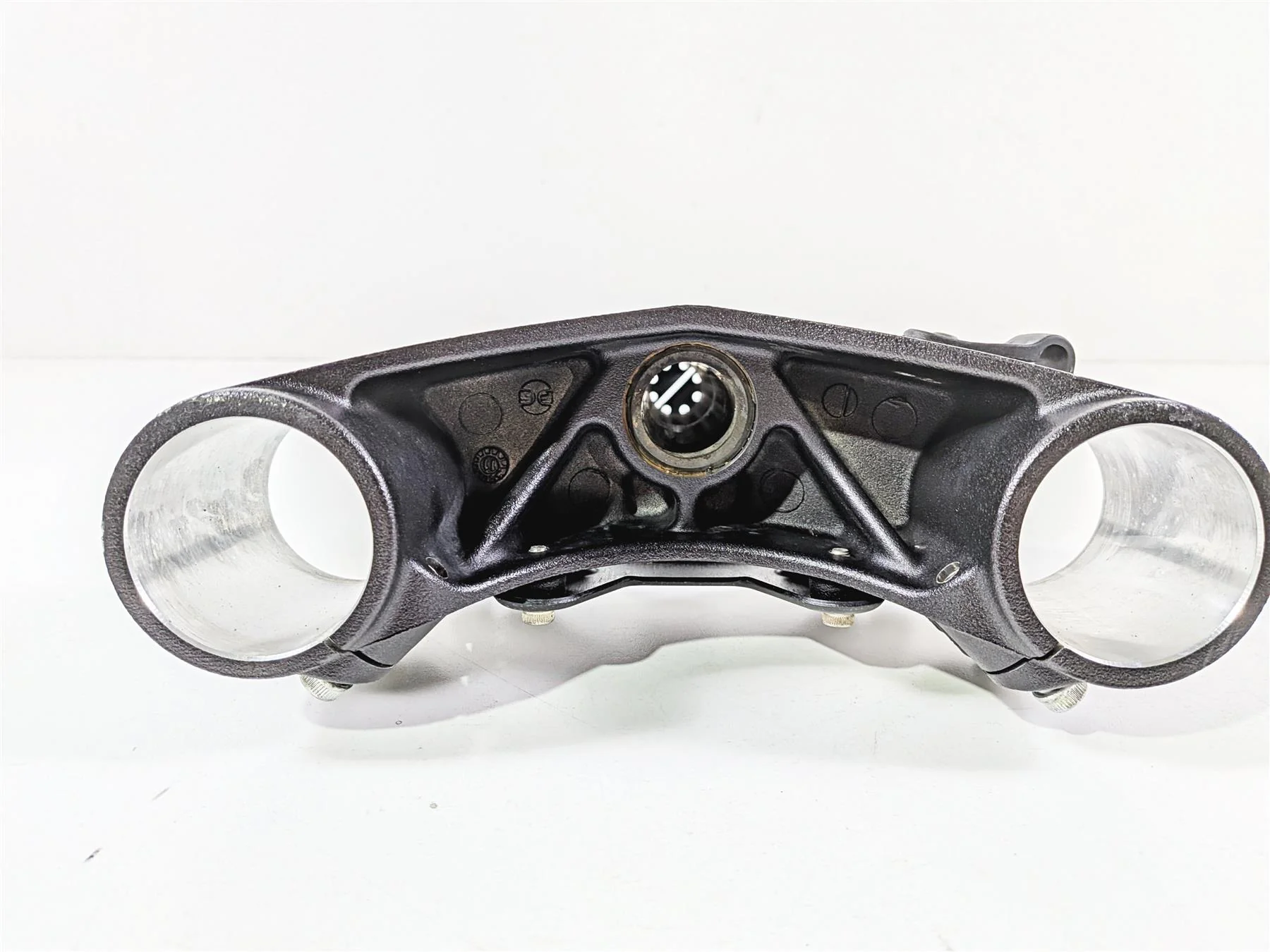2011 Ducati Streetfighter 1098 S Lower Triple Tree Clamp Ohlins 56mm 34220571A - Image 6