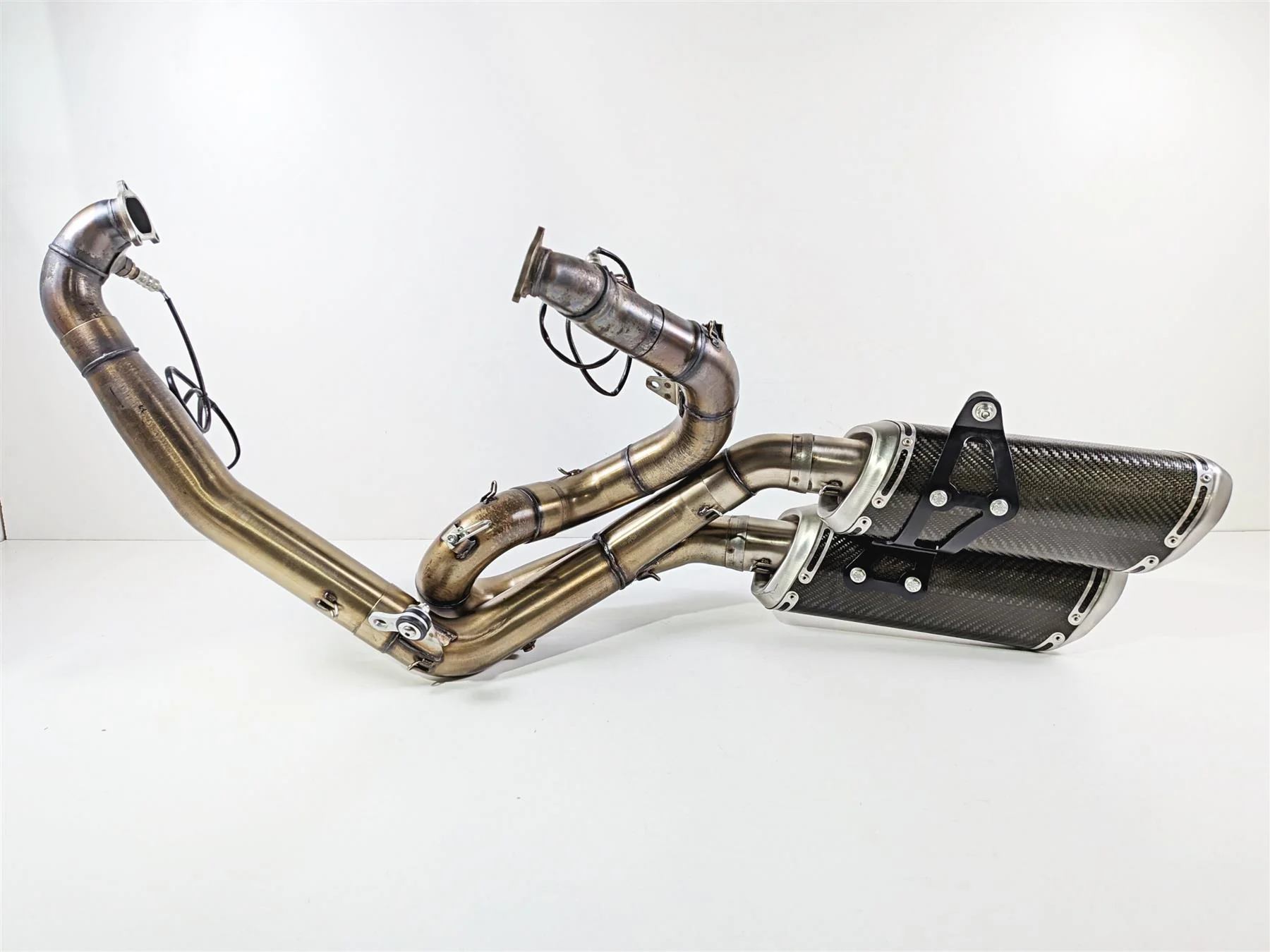 2011 Ducati Streetfighter 1098 S Termignoni Full Exhaust System Carbon 96455012B - Image 2