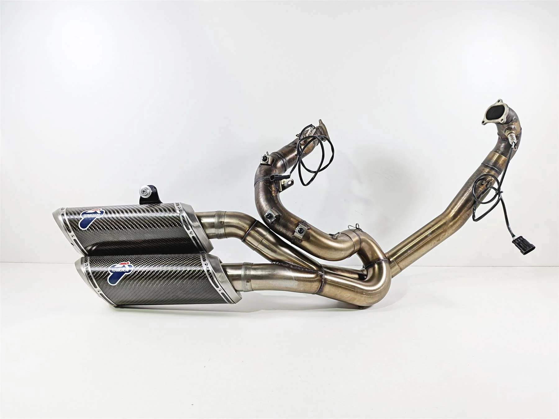 2011 Ducati Streetfighter 1098 S Termignoni Full Exhaust System Carbon 96455012B - Image 3