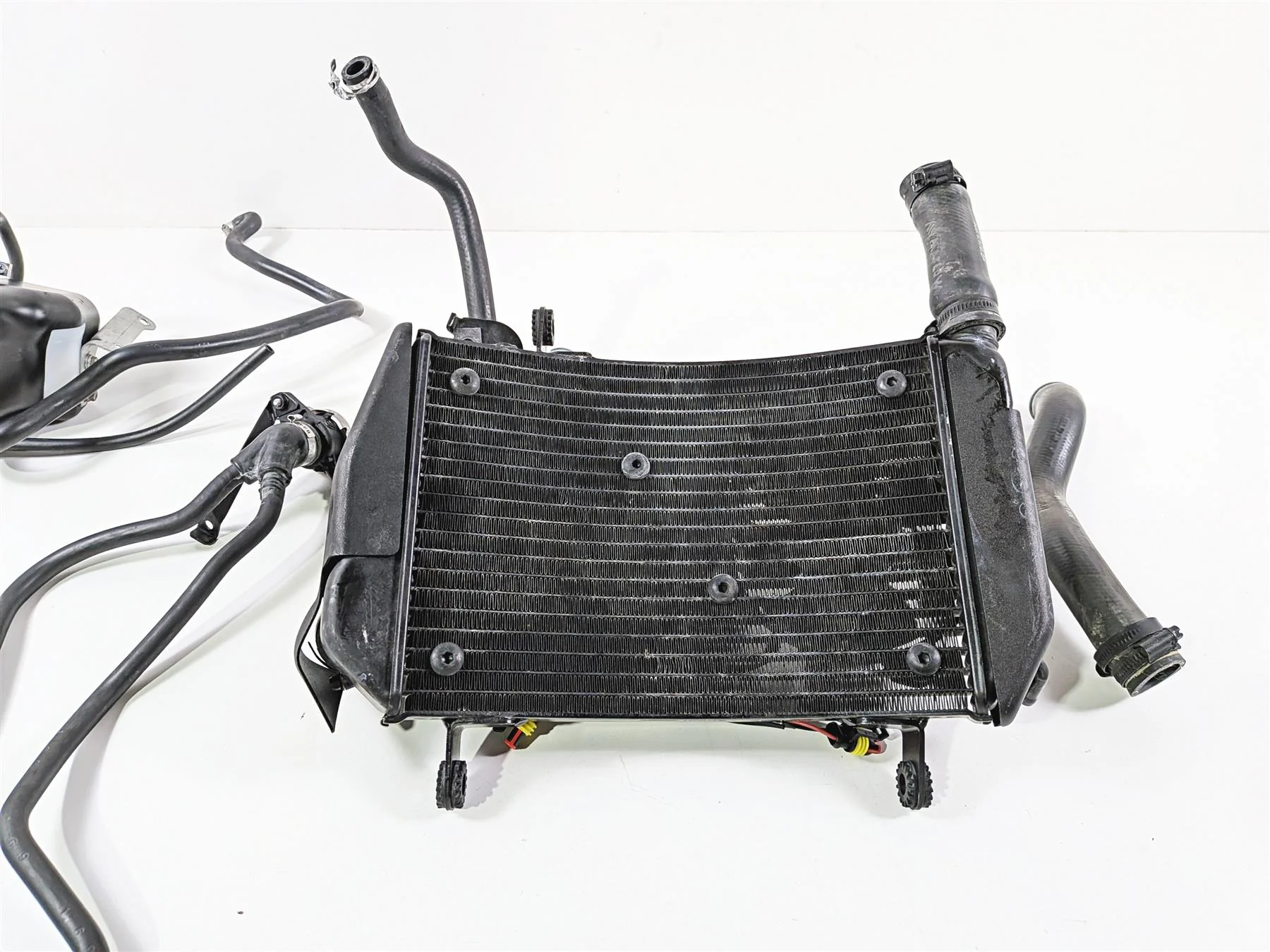 2011 Ducati Streetfighter 1098 S Upper Radiator Fan Reservoir Set 54840841B - Image 7