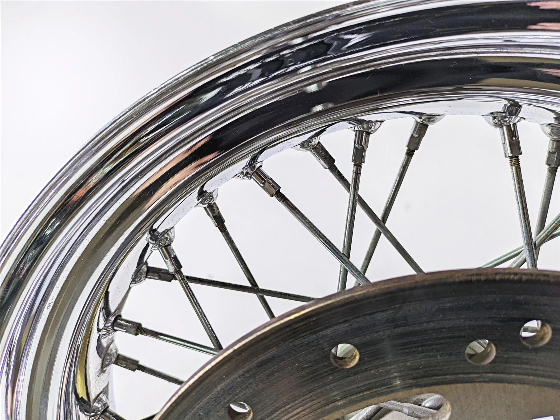 2011 Harley FXDC Dyna Super Glide 17x4.5 Rear Wheel Spoke Rim 44743-08A - Image 6