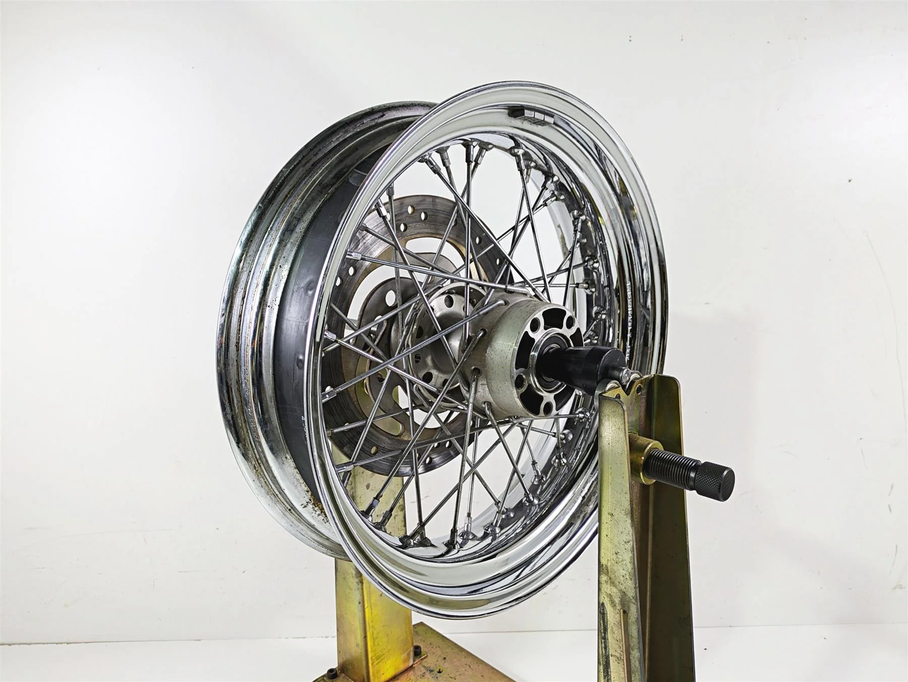 2011 Harley FXDC Dyna Super Glide 17x4.5 Rear Wheel Spoke Rim 44743-08A - Image 9