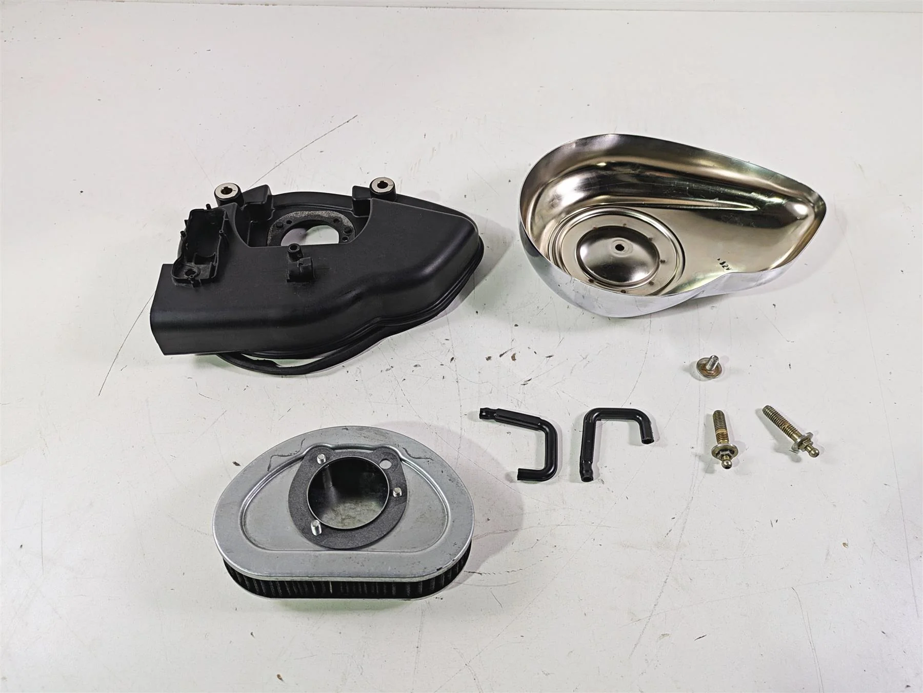 2011 Harley FXDC Dyna Super Glide Air Cleaner Breather Filter 29182-08A - Image 8
