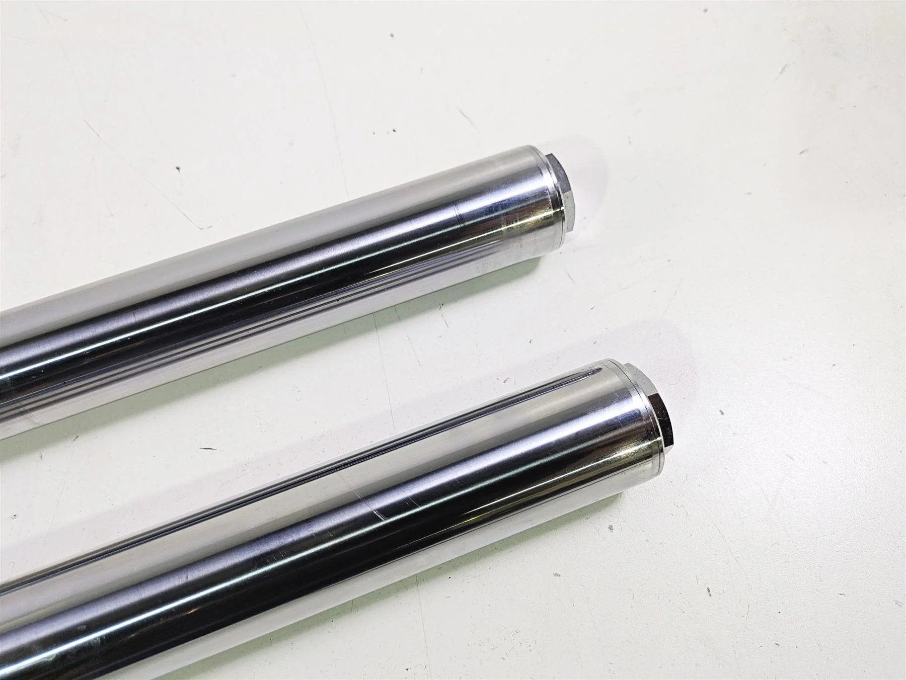 2011 Harley FXDC Dyna Super Glide Front Forks 49mm Straight 45947-06 45948-06 - Image 11