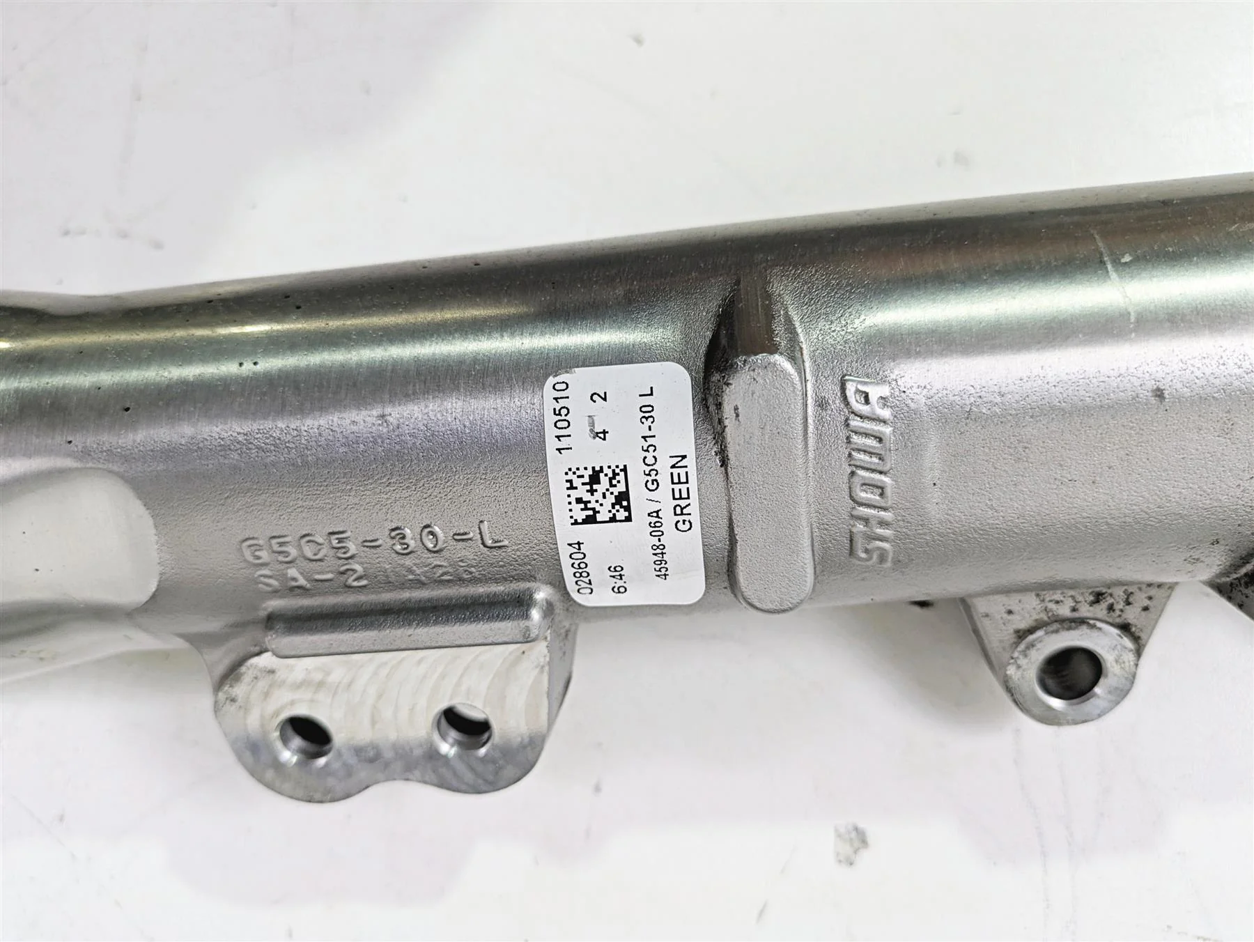 2011 Harley FXDC Dyna Super Glide Front Forks 49mm Straight 45947-06 45948-06 - Image 3
