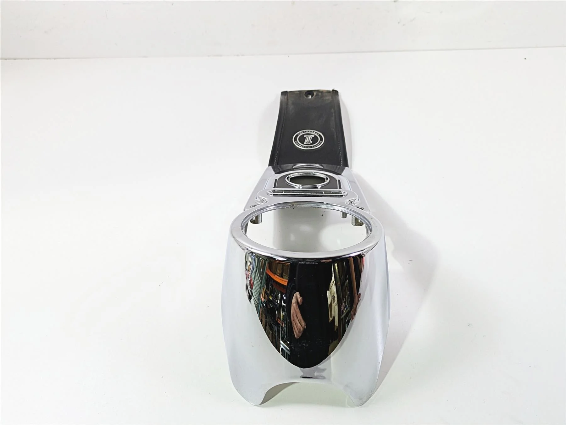 2011 Harley FXDC Dyna Super Glide Fuel Tank Dash Cover Panel 71211-04A 71204-04 - Image 2