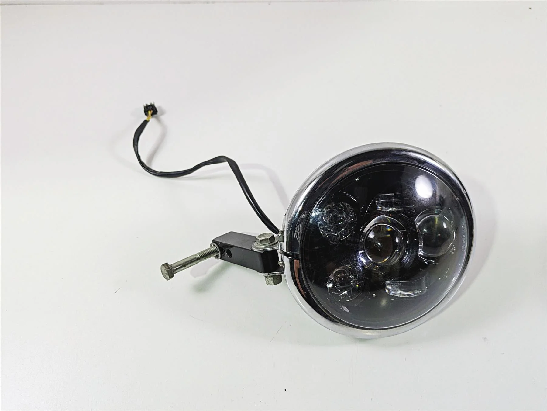 2011 Harley FXDC Dyna Super Glide Headlight Head Light Lamp Lens 69356-06A - Image 5
