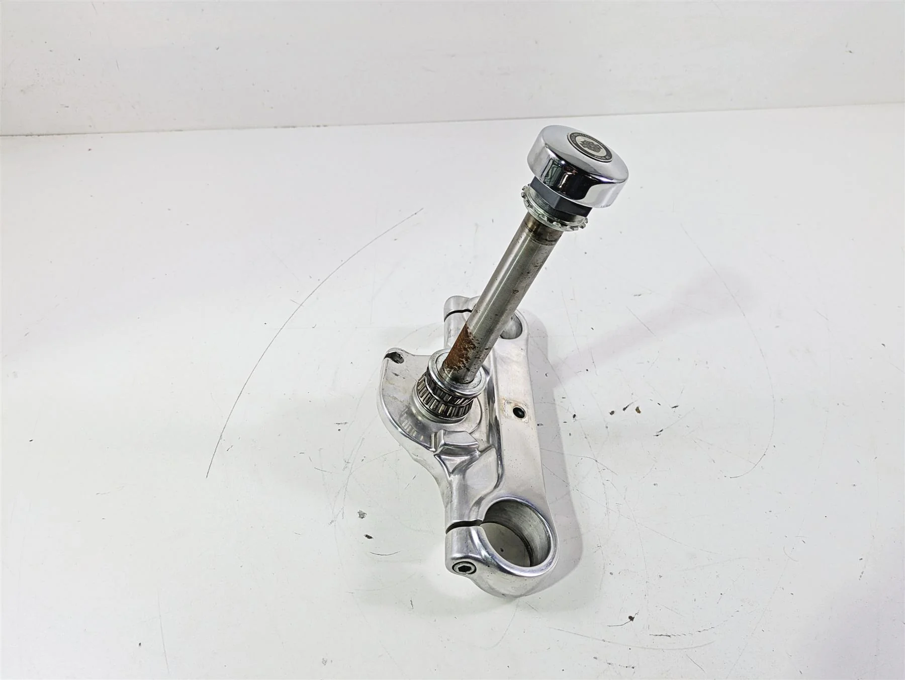 2011 Harley FXDC Dyna Super Glide Lower Triple Tree Clamp 49mm 45867-08 - Image 12