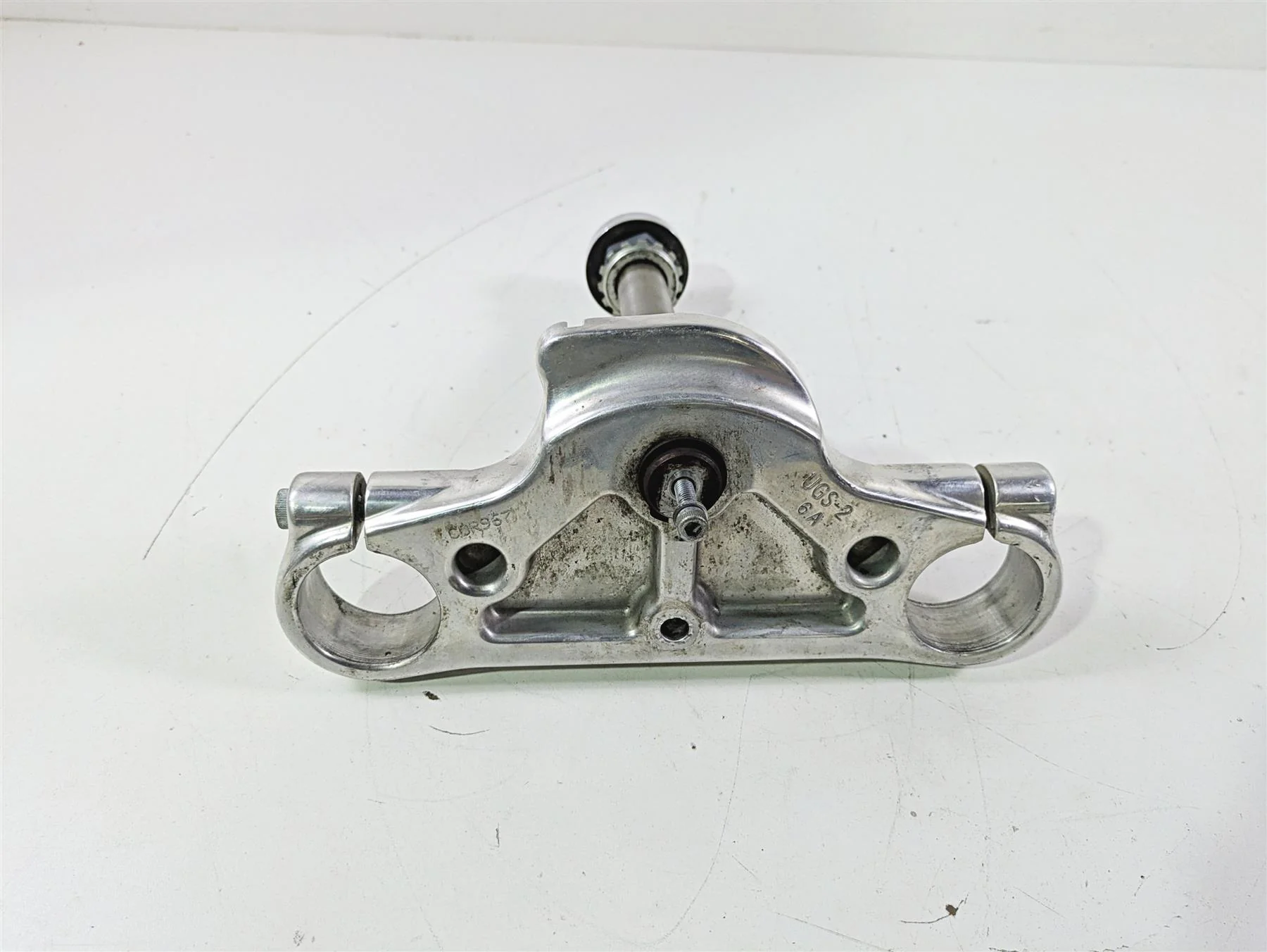 2011 Harley FXDC Dyna Super Glide Lower Triple Tree Clamp 49mm 45867-08 - Image 7