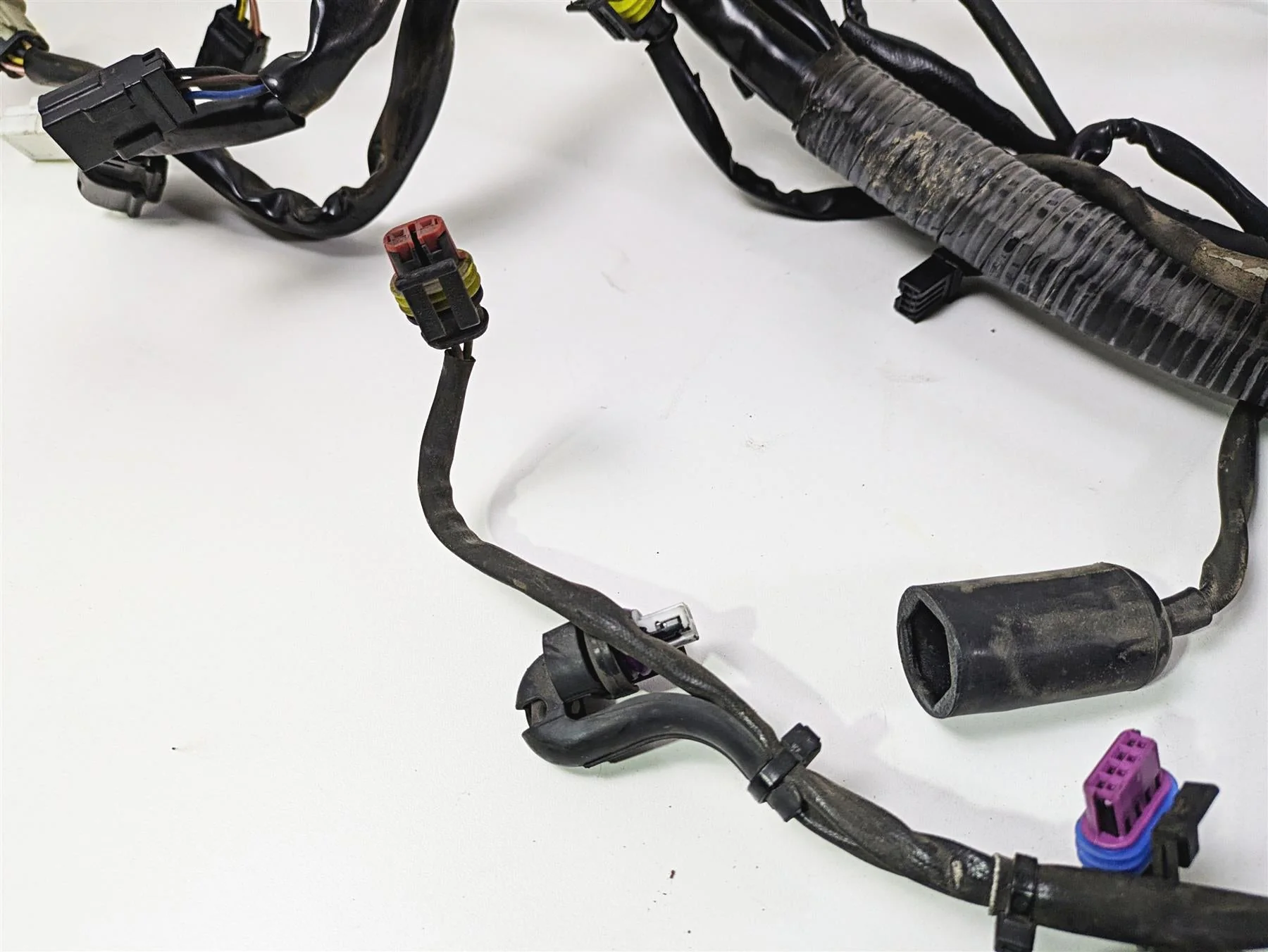 2011 Harley FXDC Dyna Super Glide Main Wiring Harness Loom - Non Abs 71072-12A - Image 7