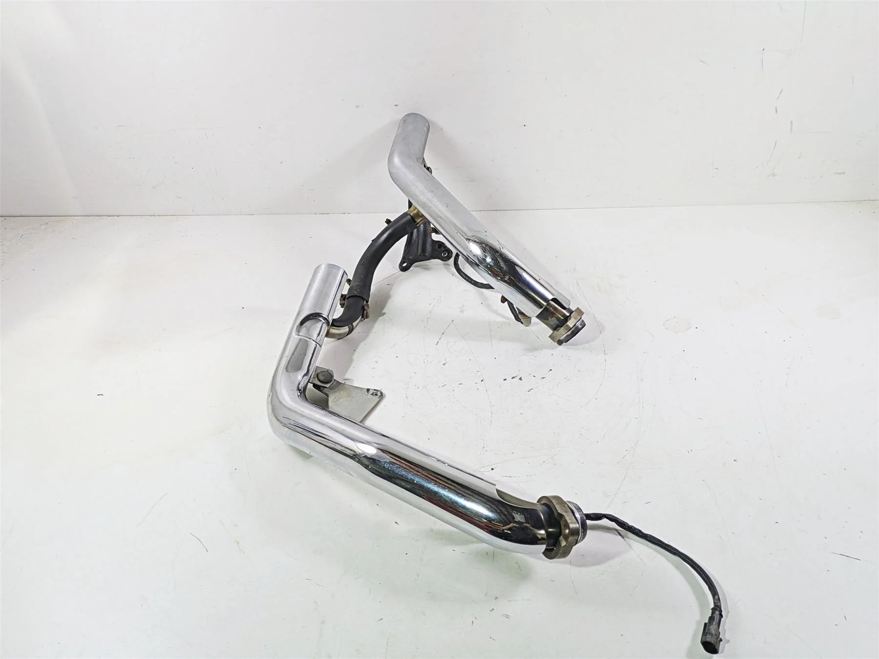 2011 Harley FXDC Dyna Super Glide Oem Stock Exhaust Header Set 65631-10 65825-10 - Image 11