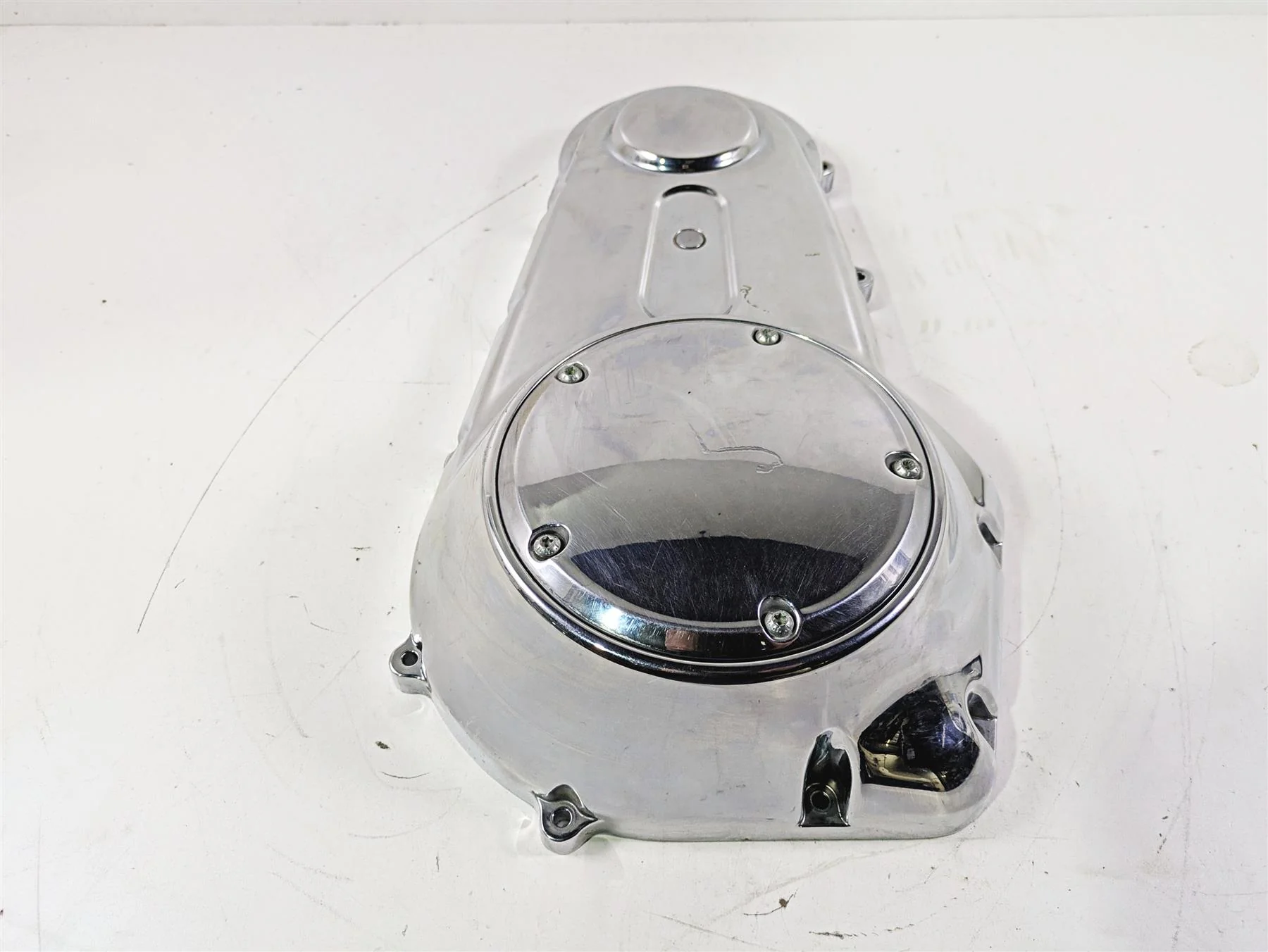 2011 Harley FXDC Dyna Super Glide Outer Primary Drive Clutch Cover 60761-06 - Image 4