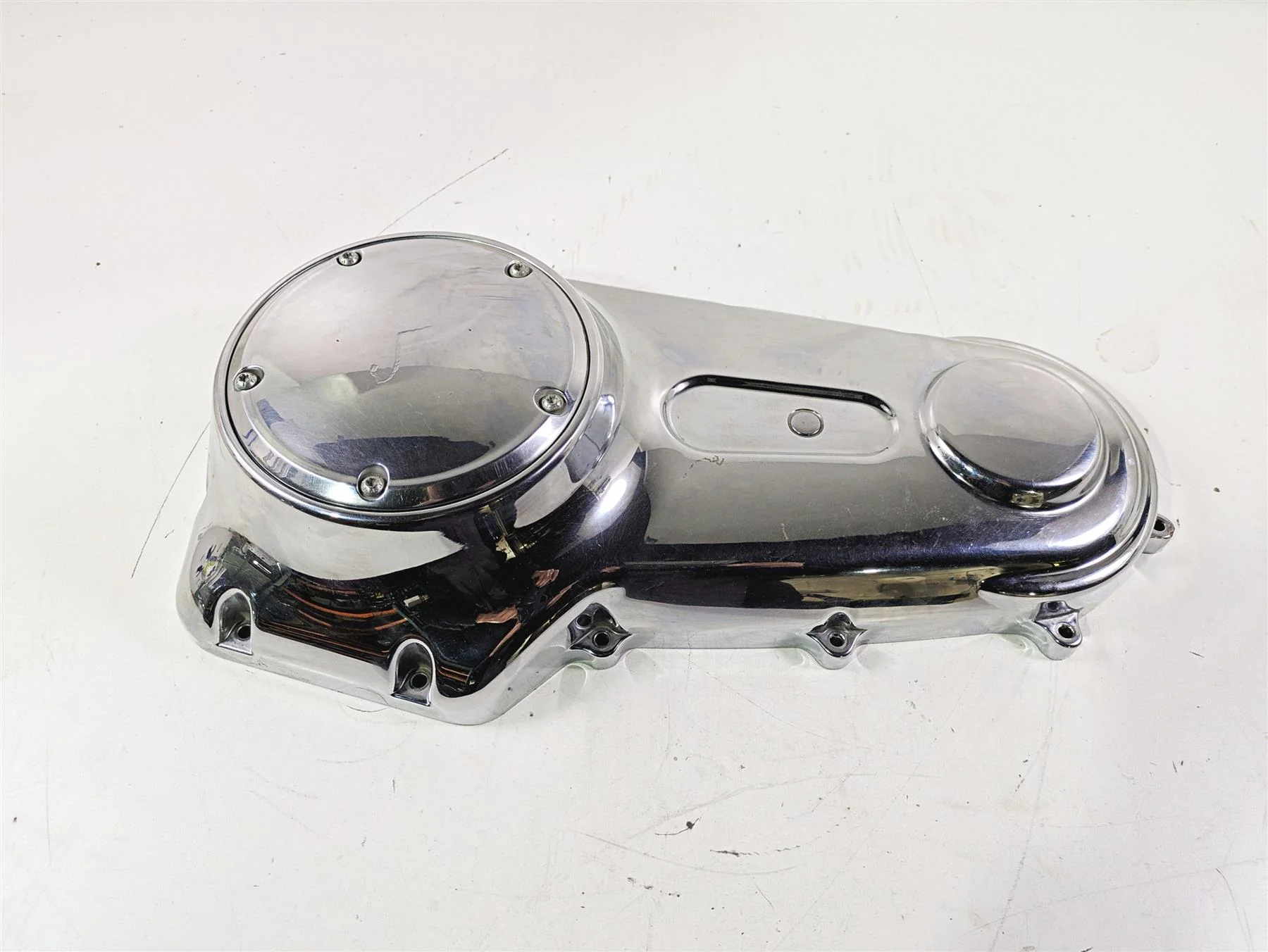 2011 Harley FXDC Dyna Super Glide Outer Primary Drive Clutch Cover 60761-06 - Image 5