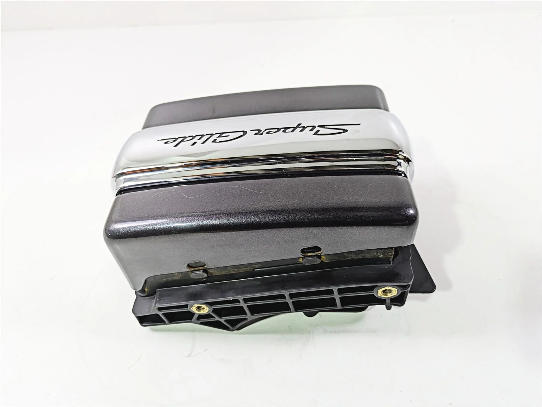 2011 Harley FXDC Dyna Super Glide Right Battery Tray Stay & Cover 70379-06A - Image 3