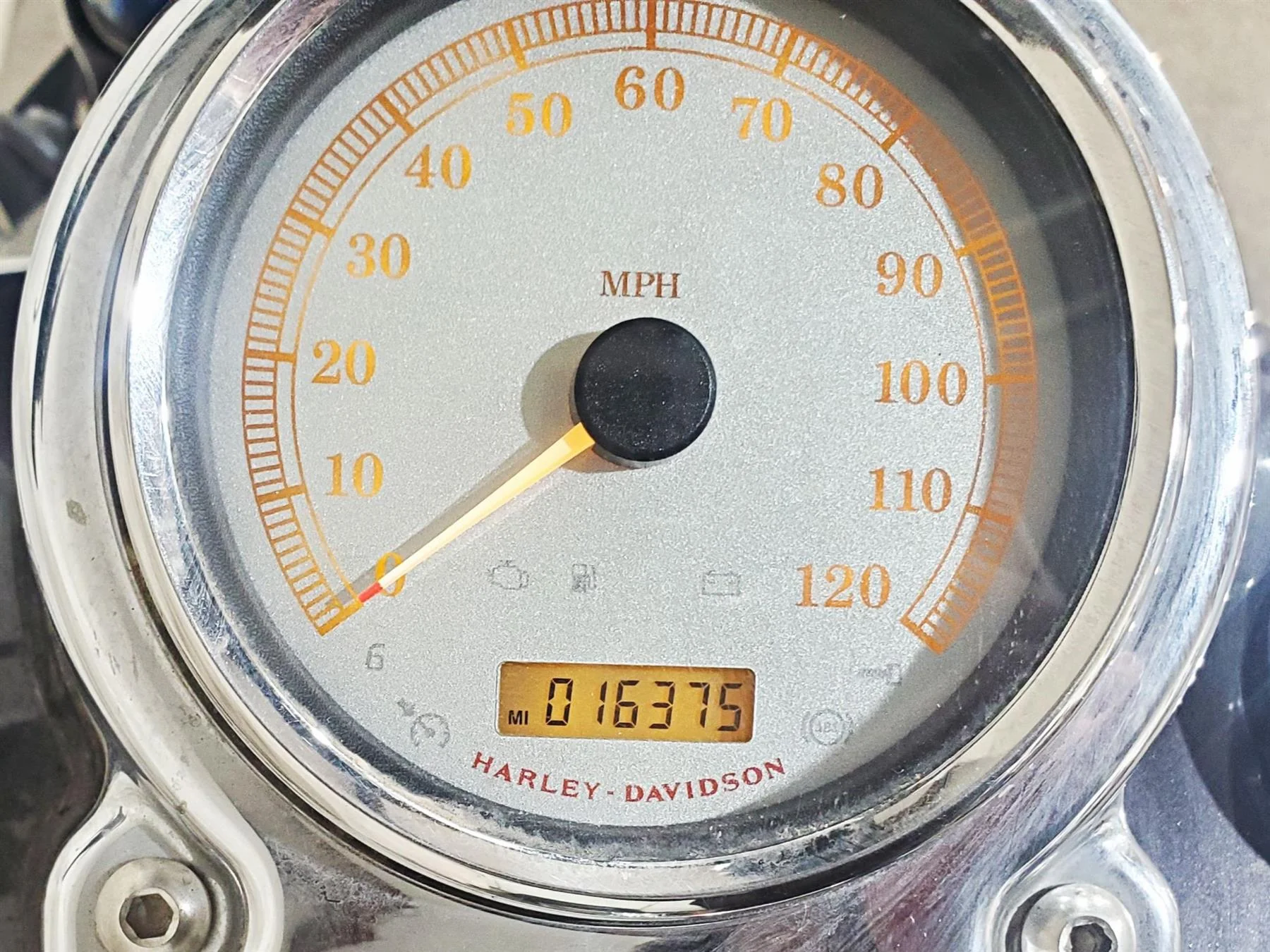 2011 Harley FXDC Dyna Super Glide Speedometer Gauge Instrument 16k 67096-09 - Image 2