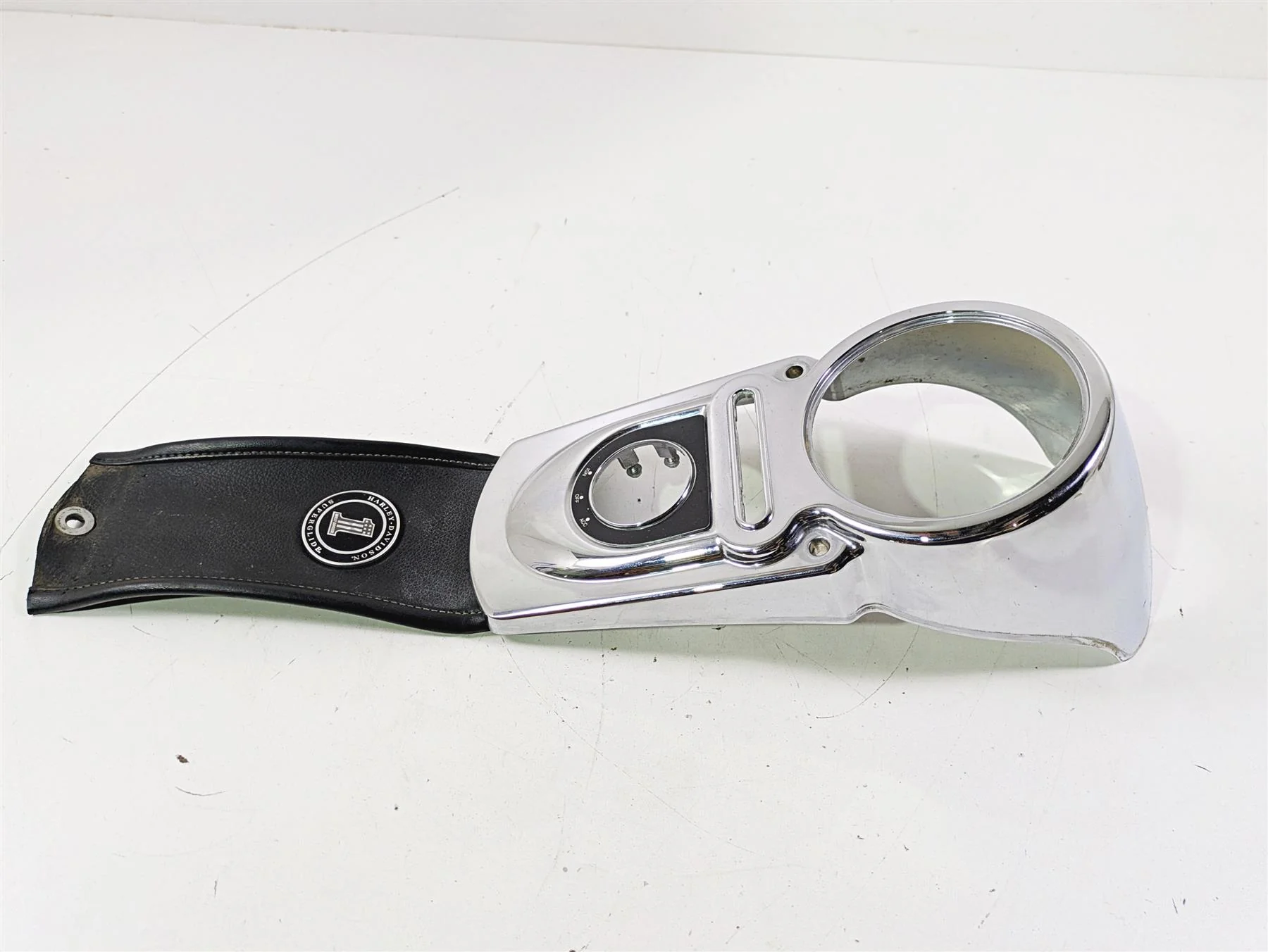 2011 Harley FXDC Dyna Super Glide Tank Dash Chrome Cover Panel 71204-04