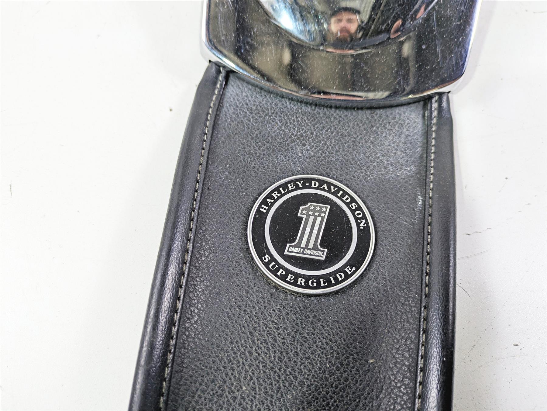 2011 Harley FXDC Dyna Super Glide Tank Dash Chrome Cover Panel 71204-04 - Image 8