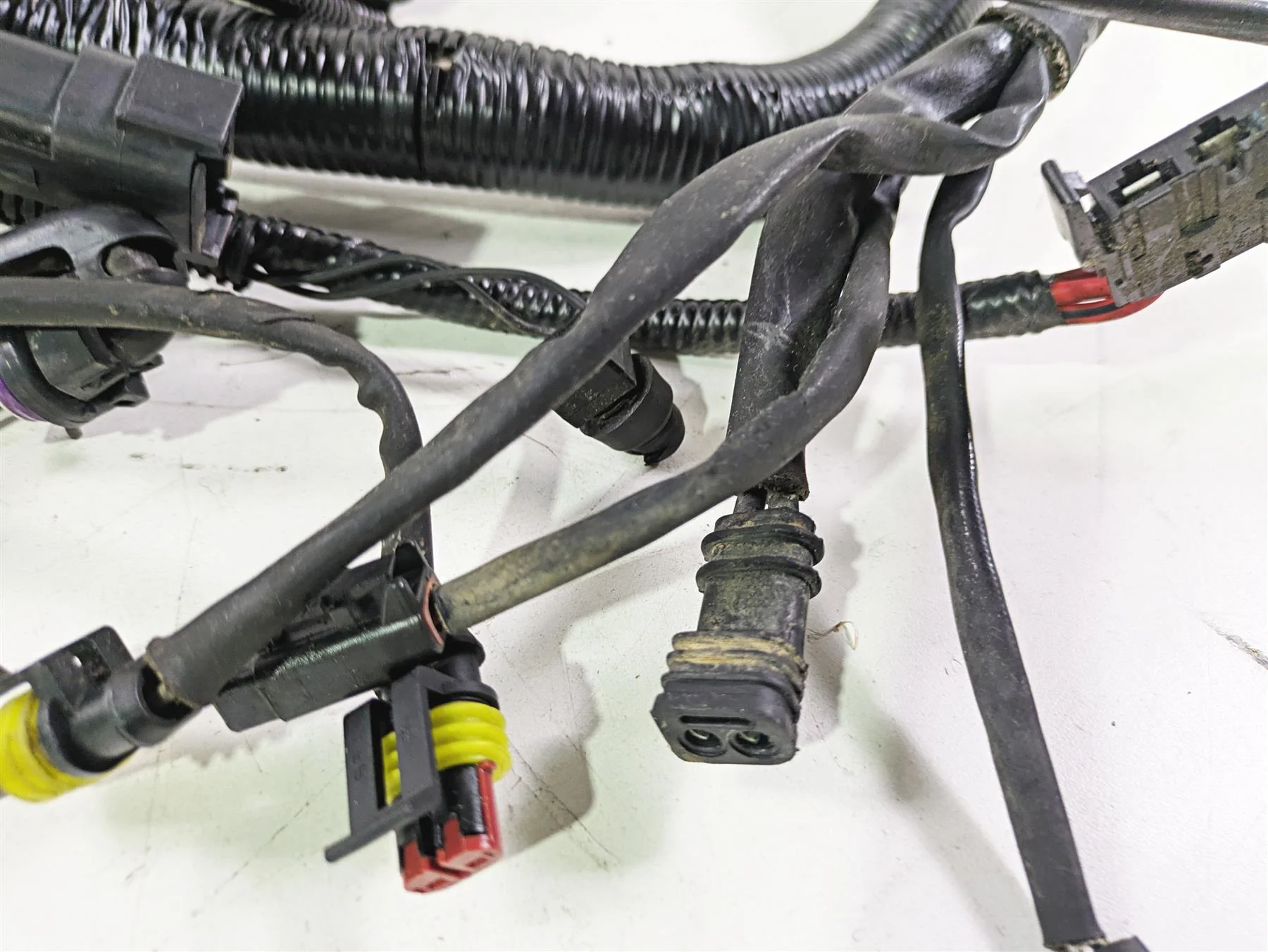 2011 Harley FXDC Dyna Super Glide Wiring Harness Loom -Non Abs 71072-12A - Image 6