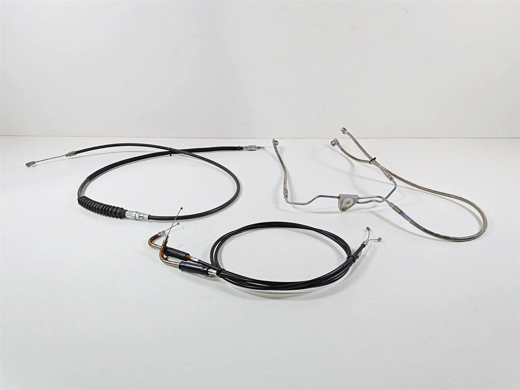 2011 Harley FXDF Dyna Fat Bob 13'' Handle Bar Extended Cable Kit - Image 2
