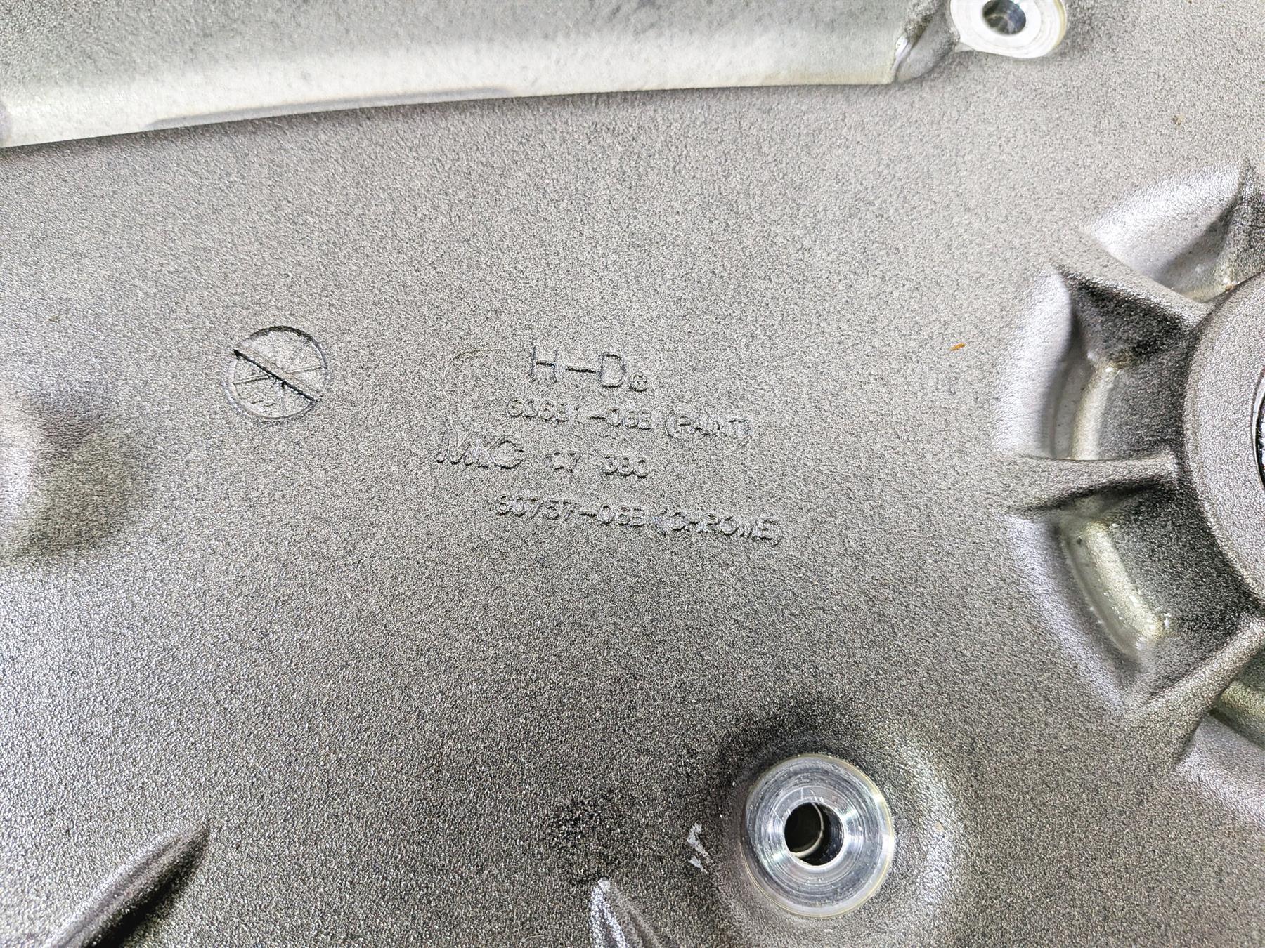 2011 Harley FXDF Dyna Fat Bob Inner Primary Drive Clutch Cover Fw 60681-08B - Image 7