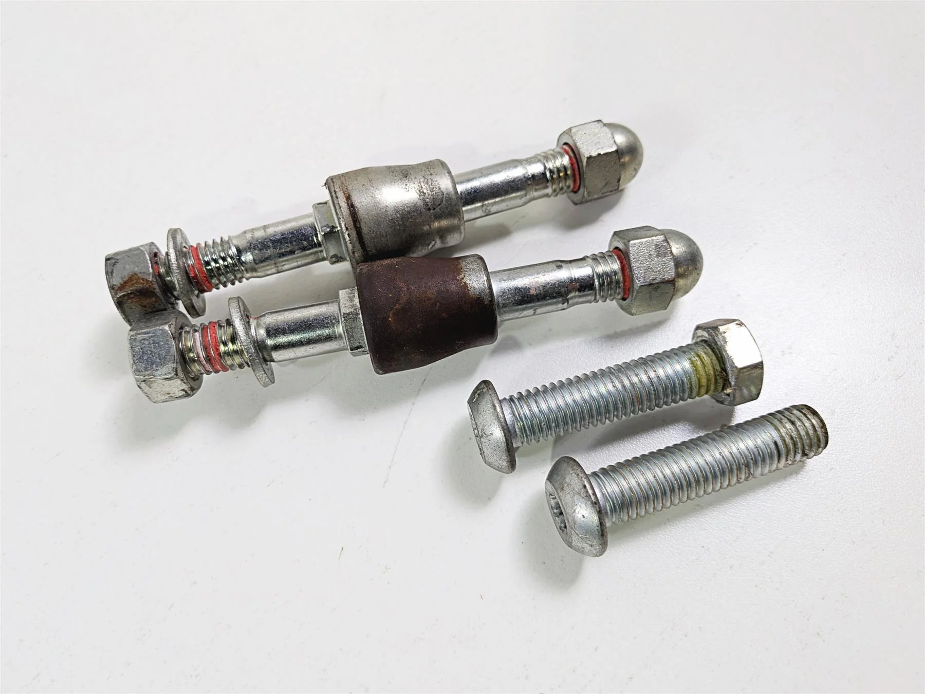 2011 Harley FXDF Dyna Fat Bob Rear Chrome Shock Damper Set  13.5" 54537-08A - Image 12