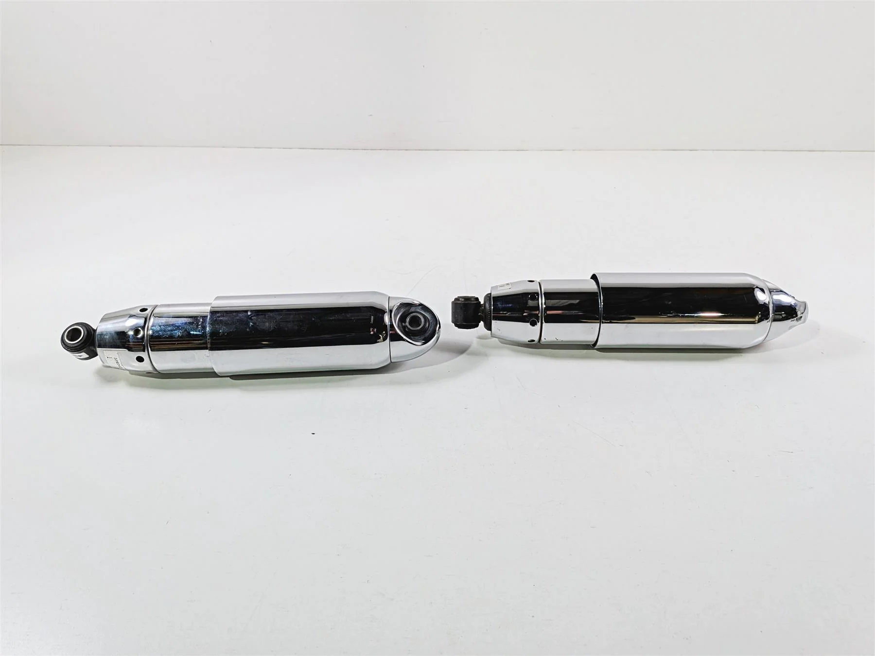 2011 Harley FXDF Dyna Fat Bob Rear Chrome Shock Damper Set  13.5" 54537-08A - Image 5