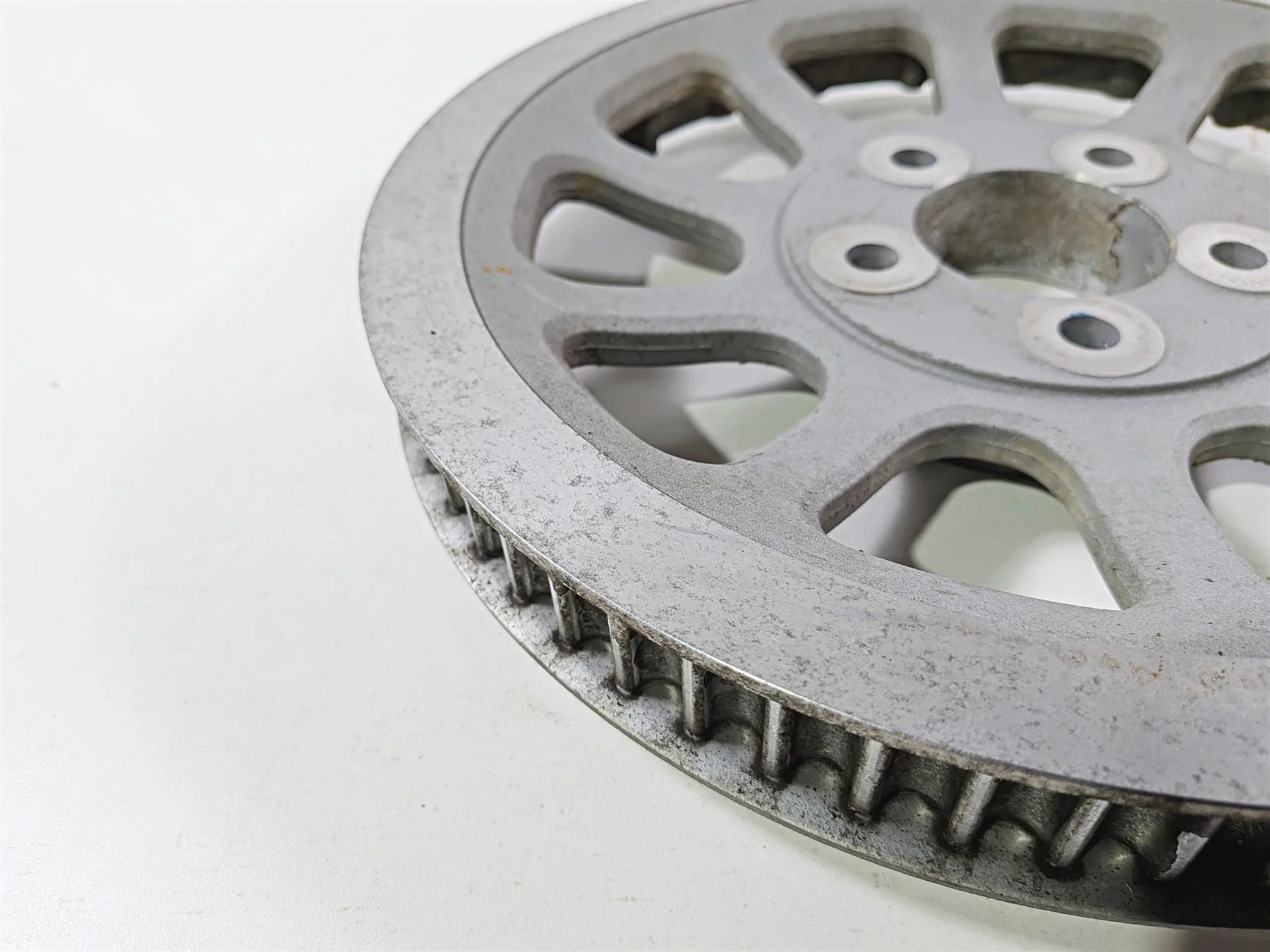 2011 Harley FXDF Dyna Fat Bob Rear Drive Belt Pulley Sprocket 66T 1" 40374-07 - Image 11