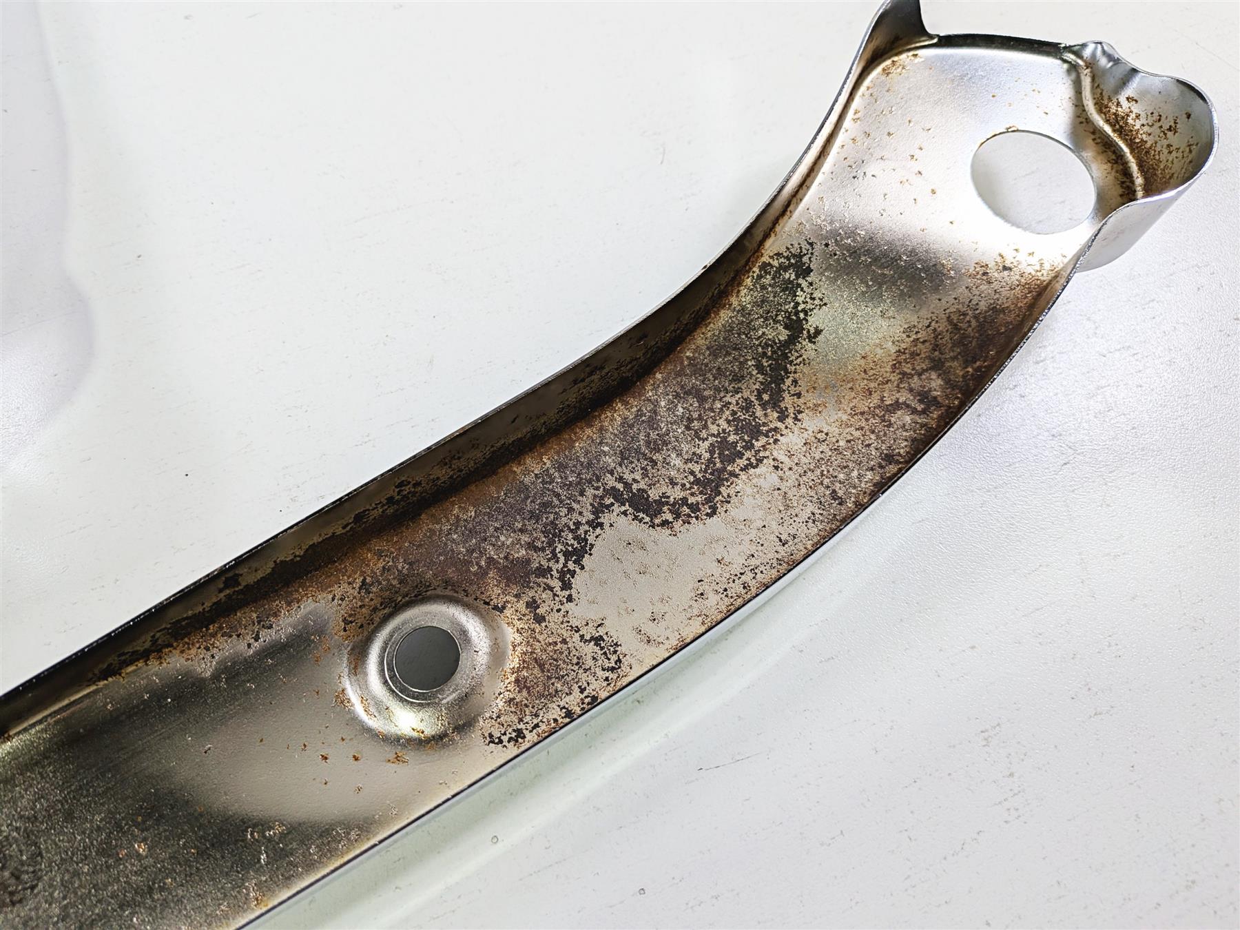 2011 Harley FXDF Dyna Fat Bob Rear Fender Chrome Struts Braces 59410-08 59281-08 - Image 9