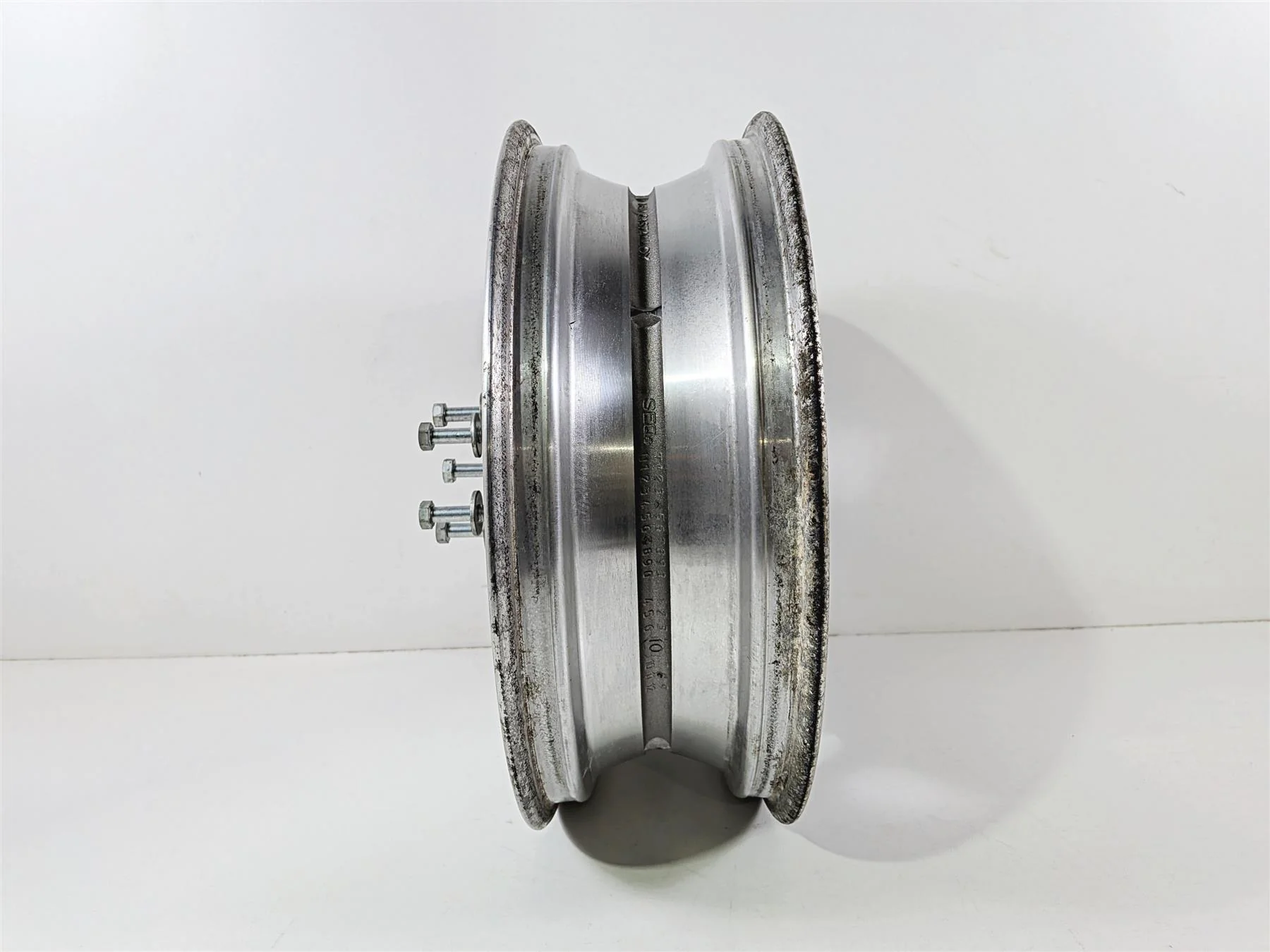 2011 Harley FXDF Dyna Fat Bob Rear Wheel Rim 16x5 Slotted 46717-10 - Image 4