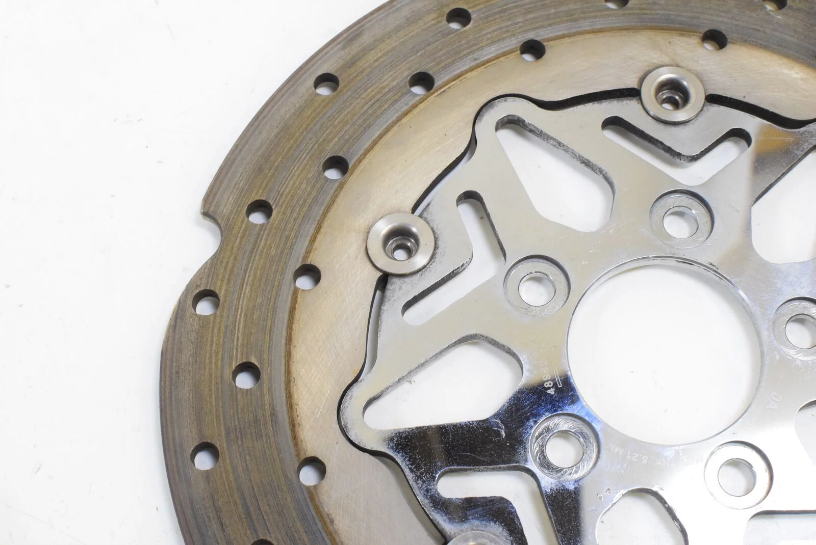2011 Harley Softail CVO FLSTSE2 Convertible Rear Brake Disc Rotor 48962-10 - Image 10