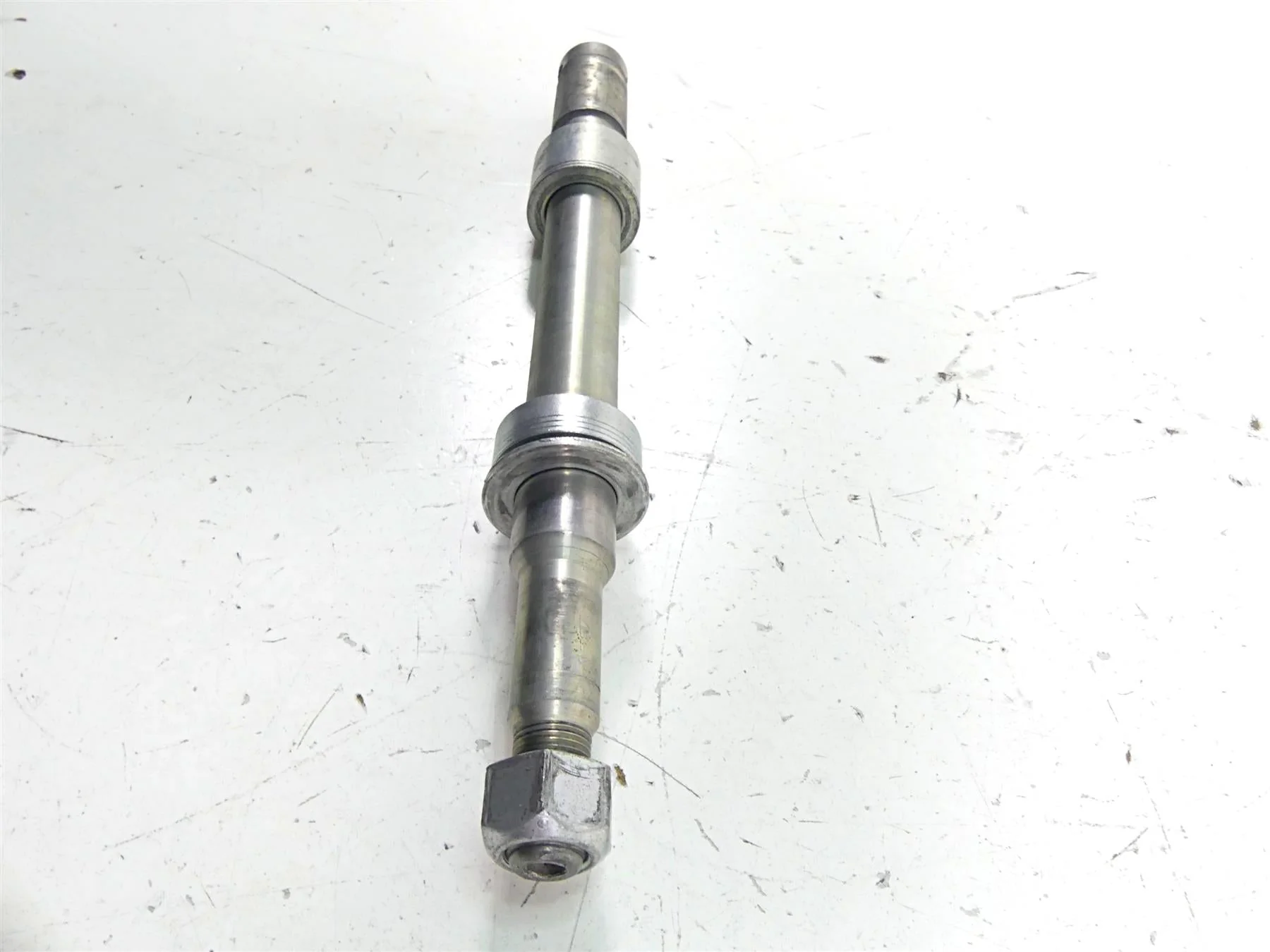 2011 Harley Softail FLSTF Fat Boy Front 25mm Wheel Spindle Axle 41545-07A - Image 8