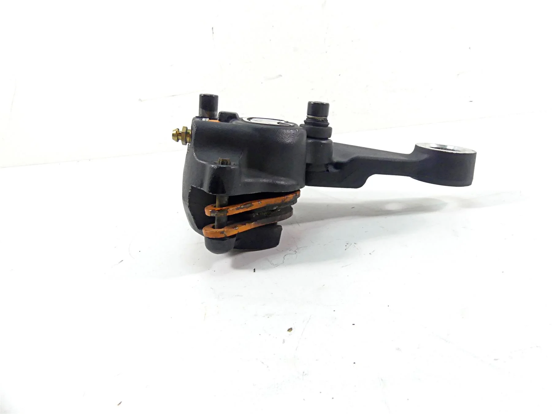 2011 Harley Softail FXS Blackline Rear Brake Caliper + 25mm Bracket  40908-08 - Image 5