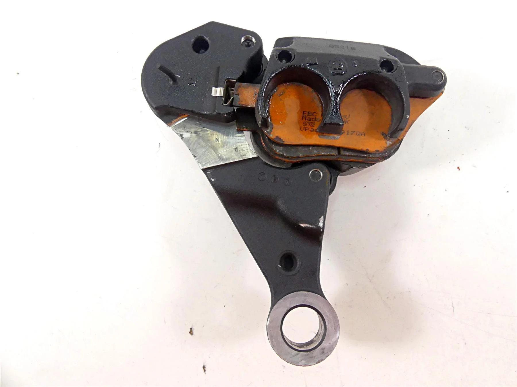 2011 Harley Softail FXS Blackline Rear Brake Caliper + 25mm Bracket  40908-08 - Image 6