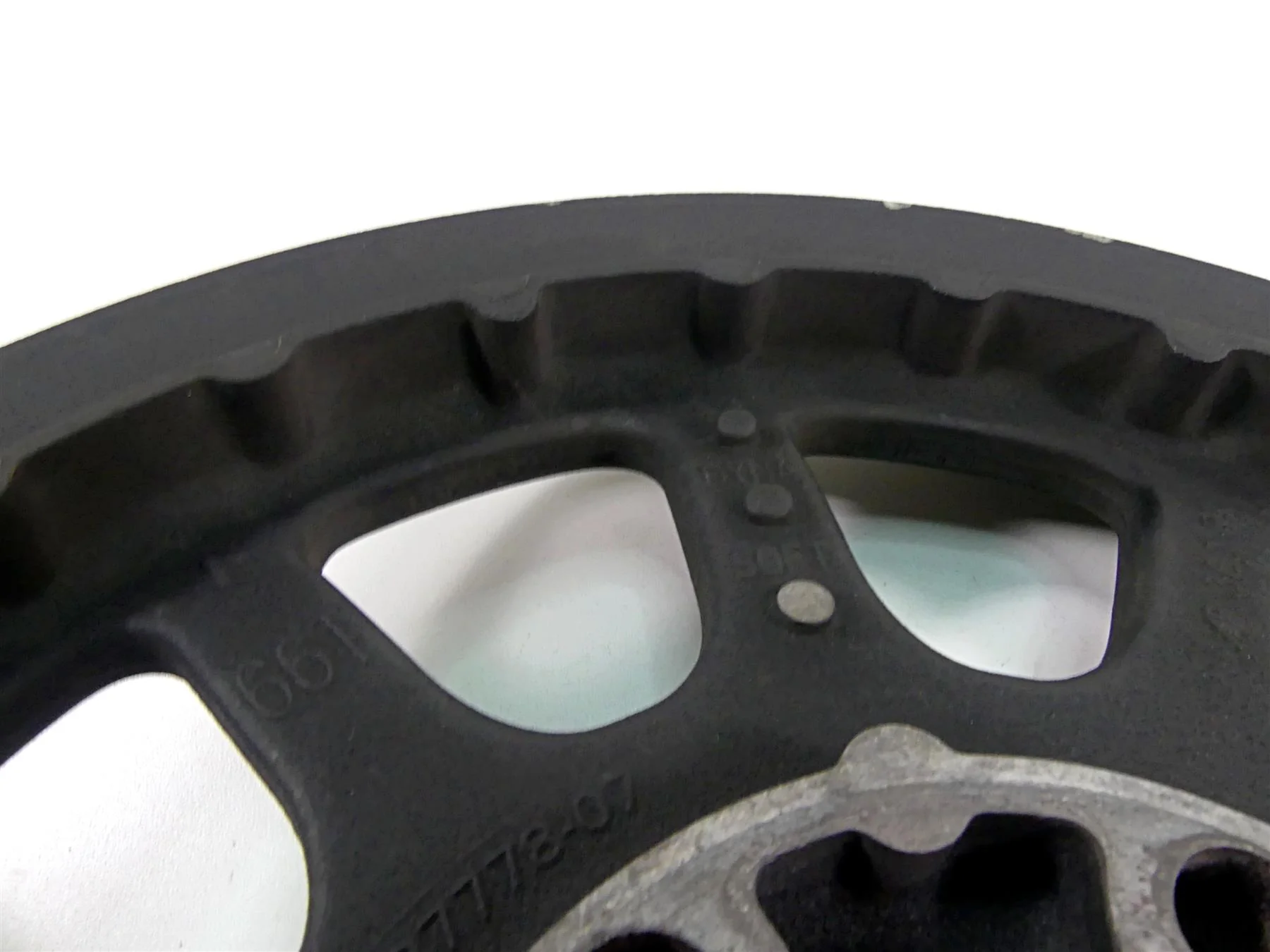 2011 Harley Softail FXS Blackline Rear Drive Belt Pulley Sprocket 66T 37778-07 - Image 9