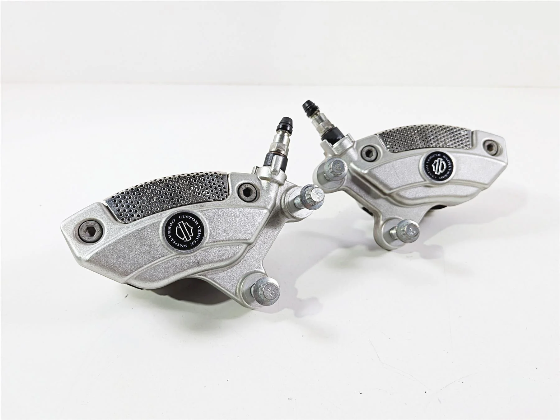 2011 Harley Touring FLHTCU CVO Electra Glide Front Brake Caliper Set 42938-08 - Image 14