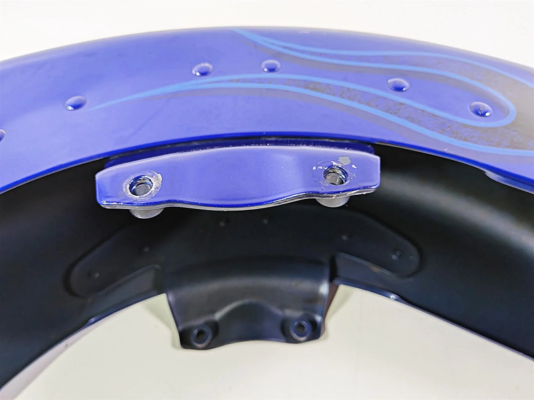 2011 Harley Touring FLHTCU CVO Electra Glide Front Fender Candy Cobalt 58900004 - Image 9