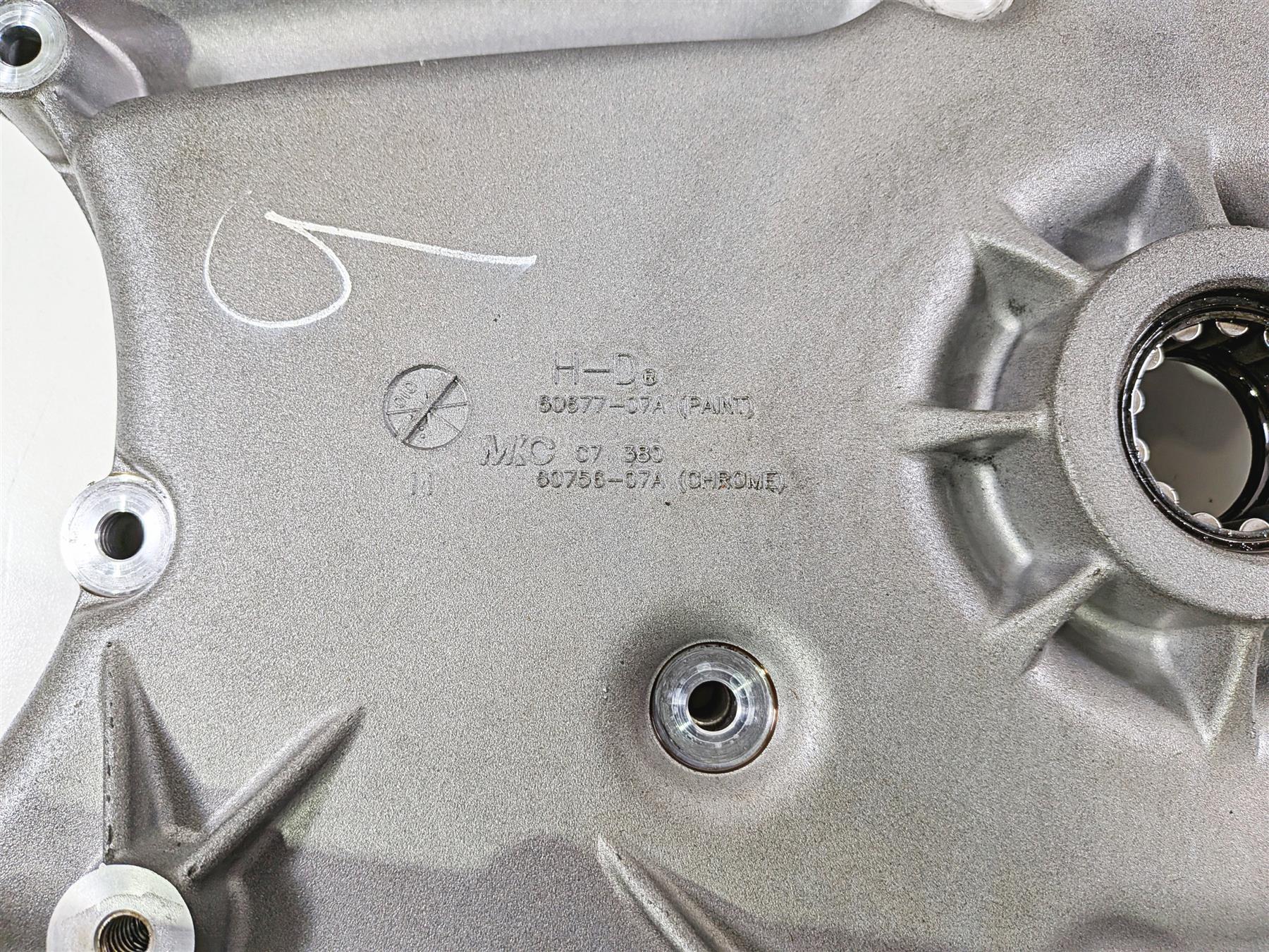 2011 Harley Touring FLHTCU CVO Electra Glide Inner Primary Drive Clutch Cover 60677-07 - Image 8