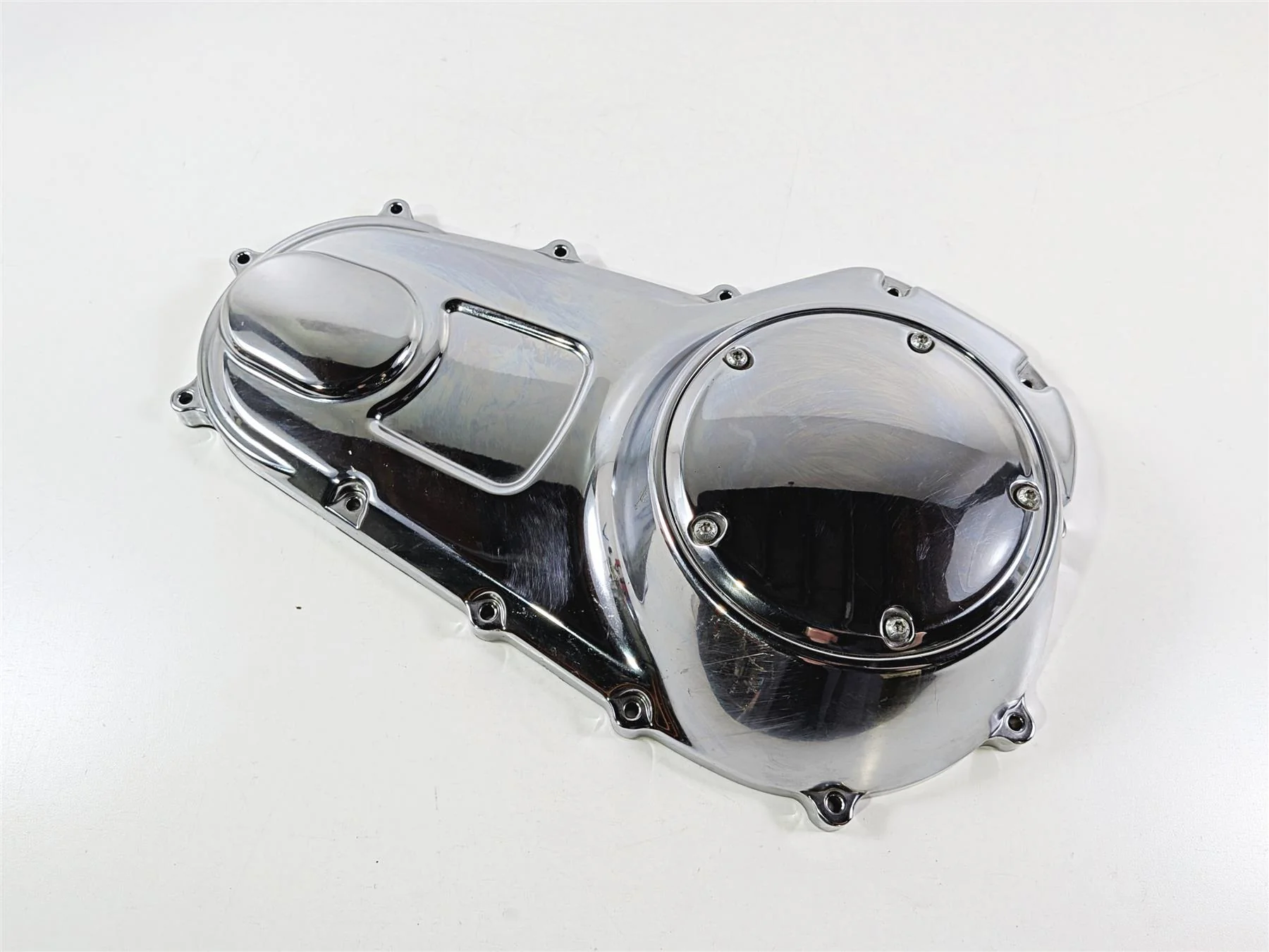 2011 Harley Touring FLHTCU CVO Electra Glide Outer Primary Drive Clutch Cover 60685-07 - Image 15