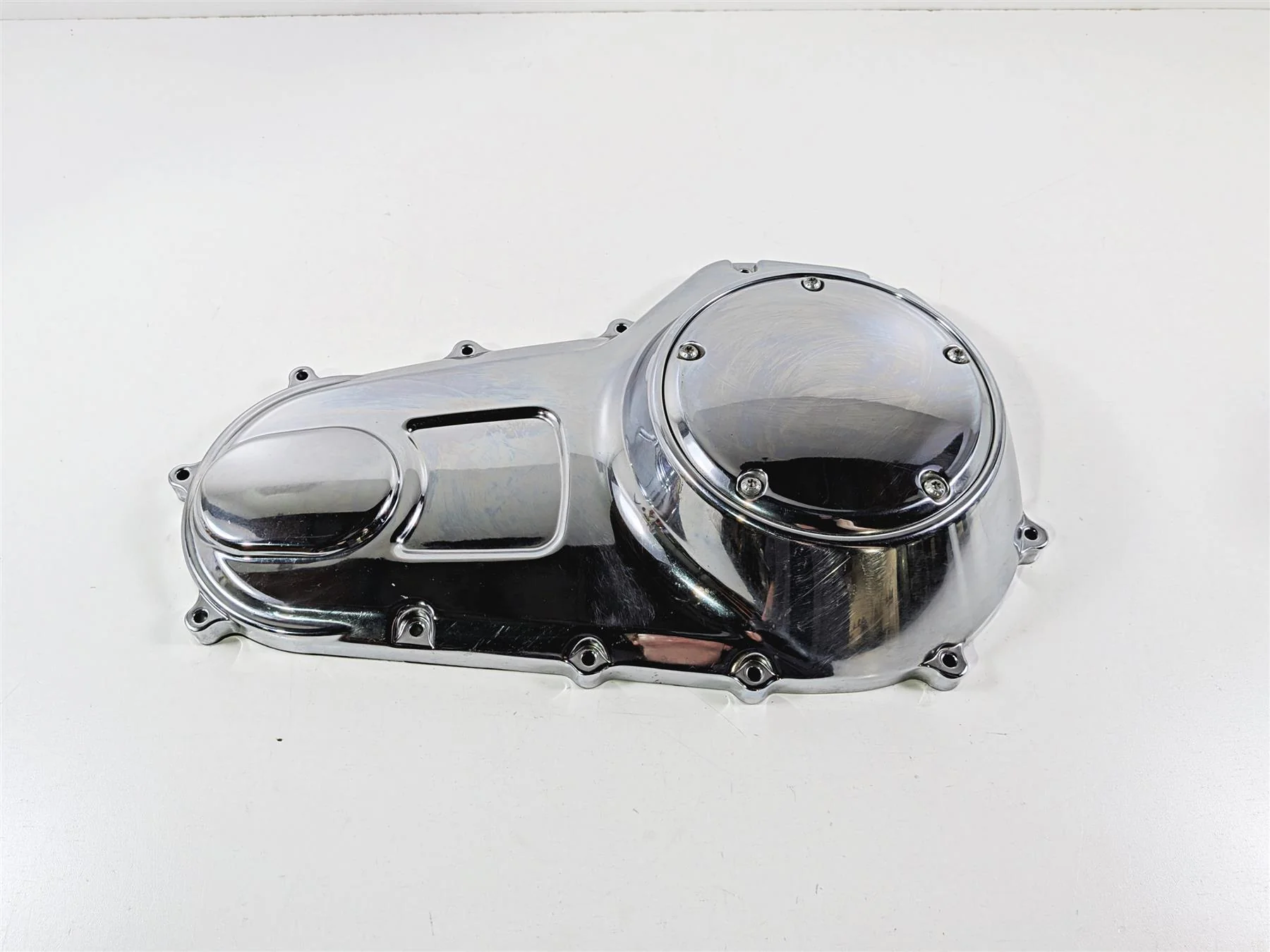 2011 Harley Touring FLHTCU CVO Electra Glide Outer Primary Drive Clutch Cover 60685-07 - Image 3