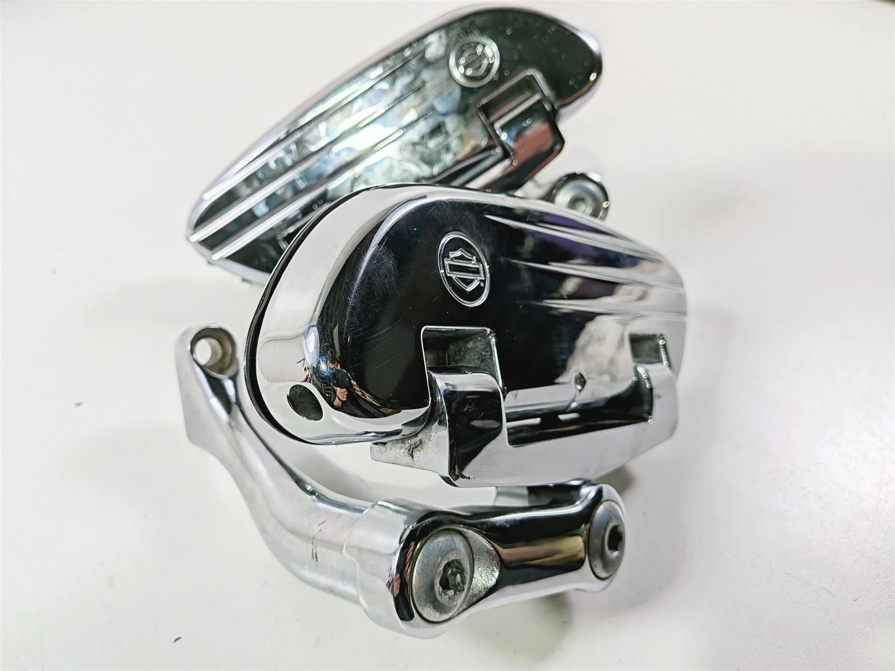 2011 Harley Touring FLHTCU CVO Electra Glide Passenger Floor Boards 50701-04 - Image 10