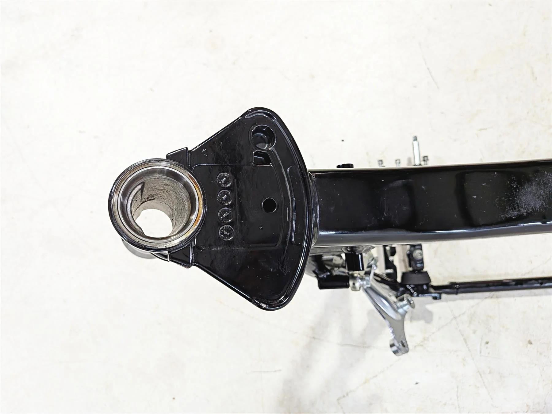 2011 Harley Touring FLHTCU CVO Electra Glide Straight Frame Chassis With Texas Salvage Title 47900-11 - Image 12