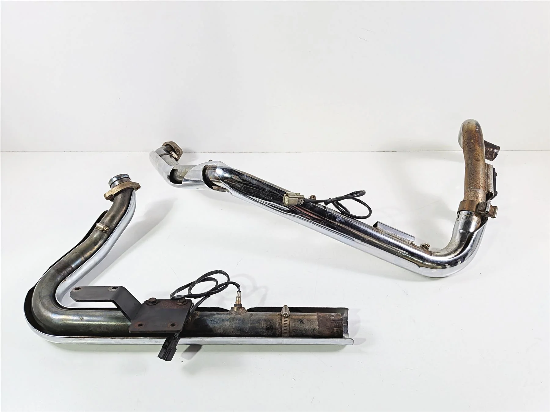 2011 Harley Touring FLHTCU CVO Electra Glide True Dual Exhaust Header Set - Image 11