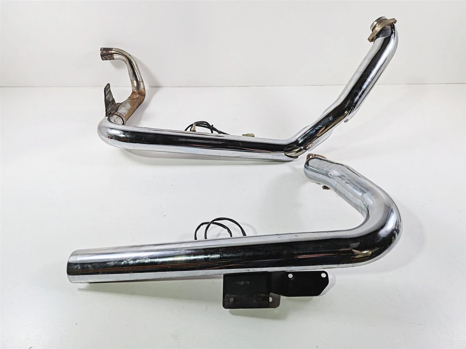 2011 Harley Touring FLHTCU CVO Electra Glide True Dual Exhaust Header Set - Image 2