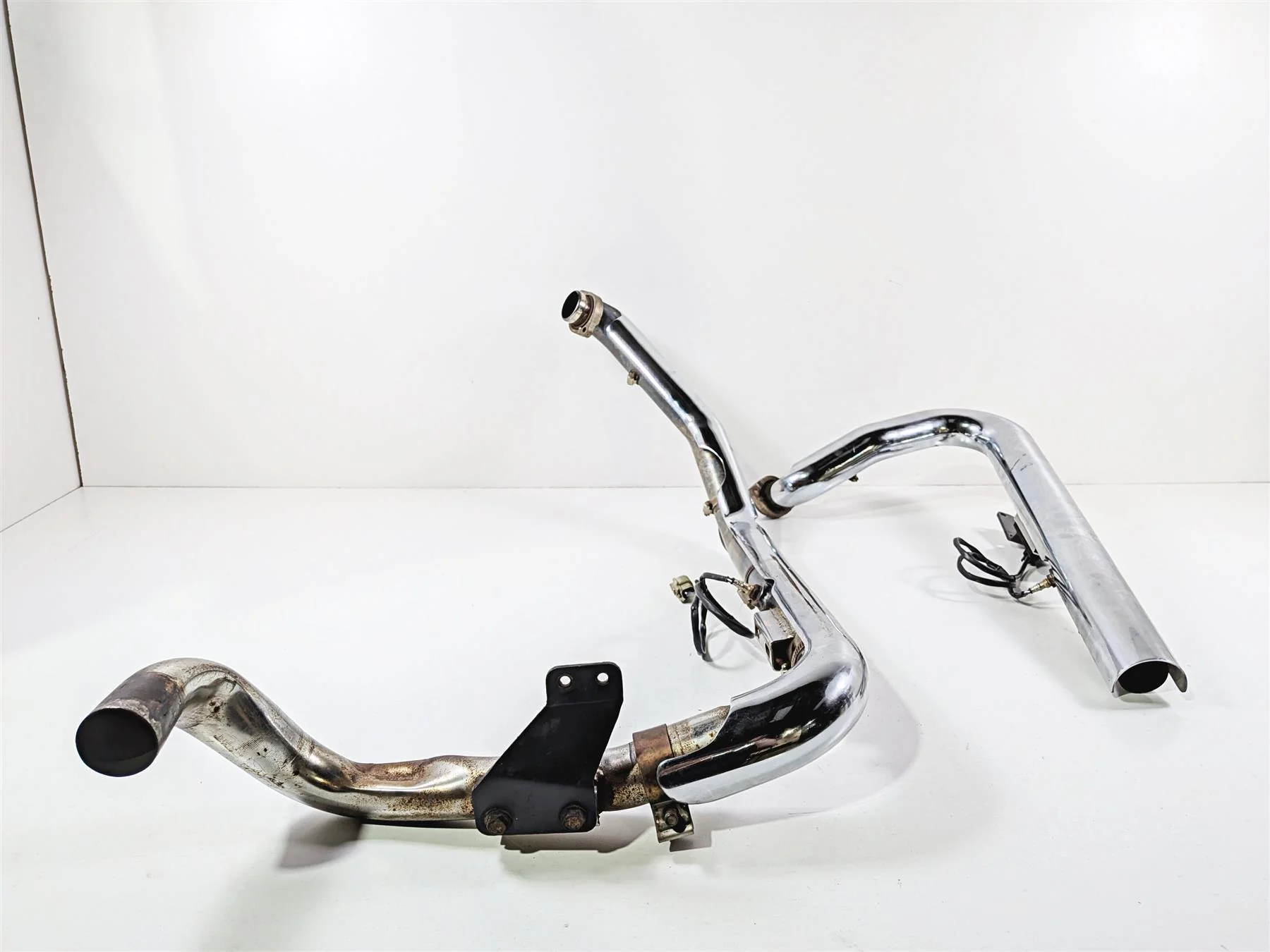 2011 Harley Touring FLHTCU CVO Electra Glide True Dual Exhaust Header Set - Image 3