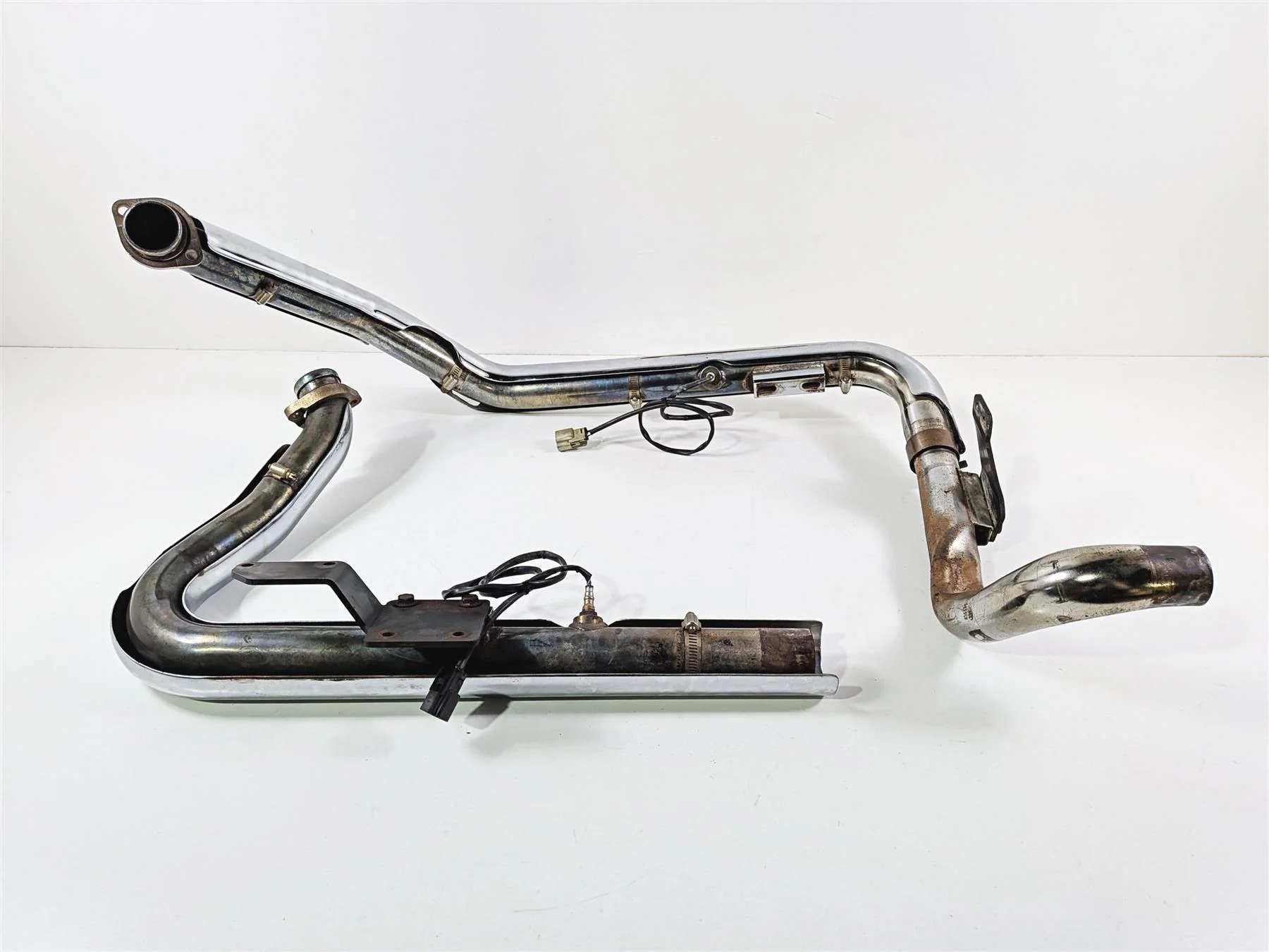 2011 Harley Touring FLHTCU CVO Electra Glide True Dual Exhaust Header Set - Image 4